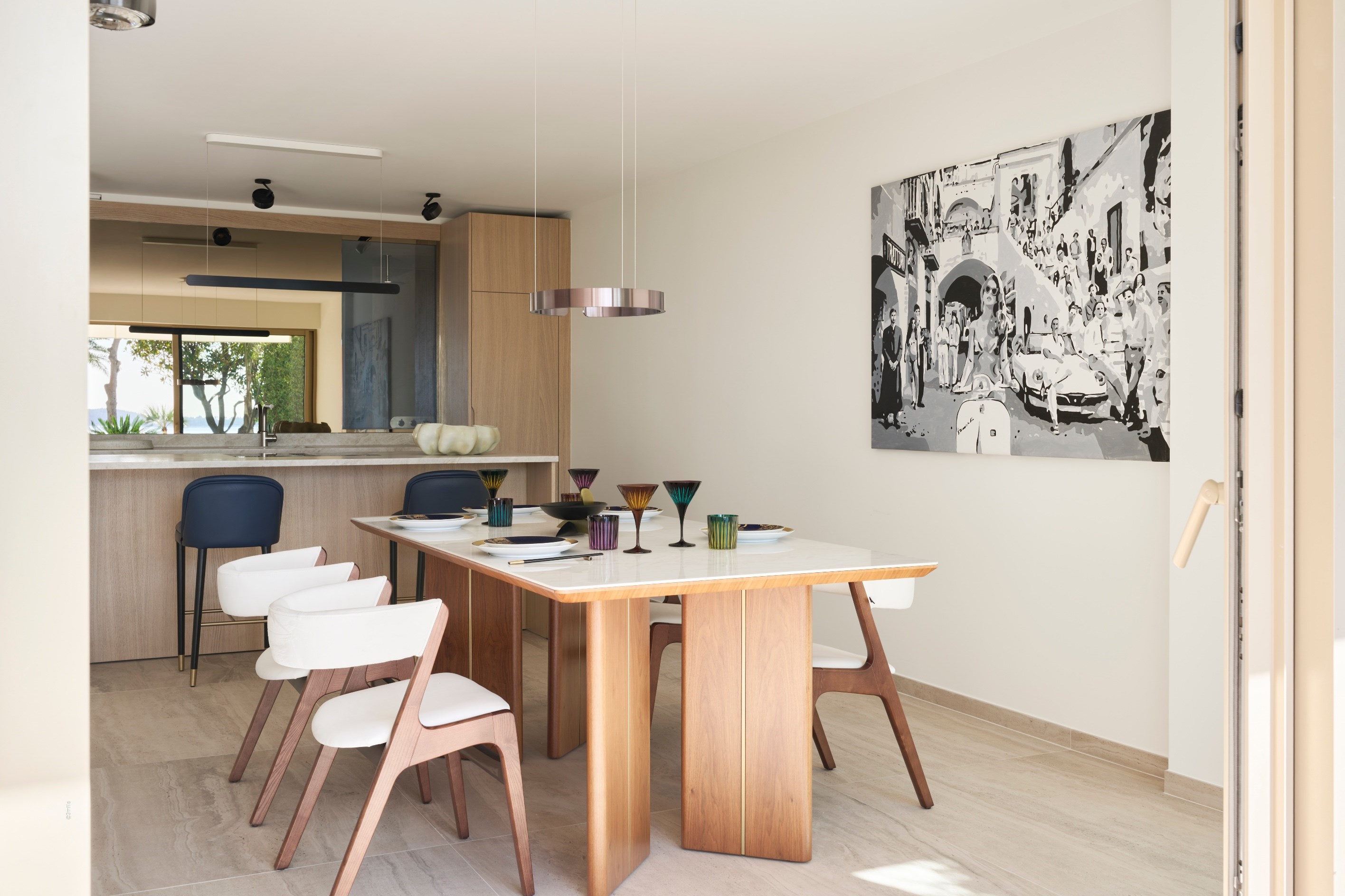  Cannes Palm Beach seafront apartment with large terrace and direct beach access - 物件實景