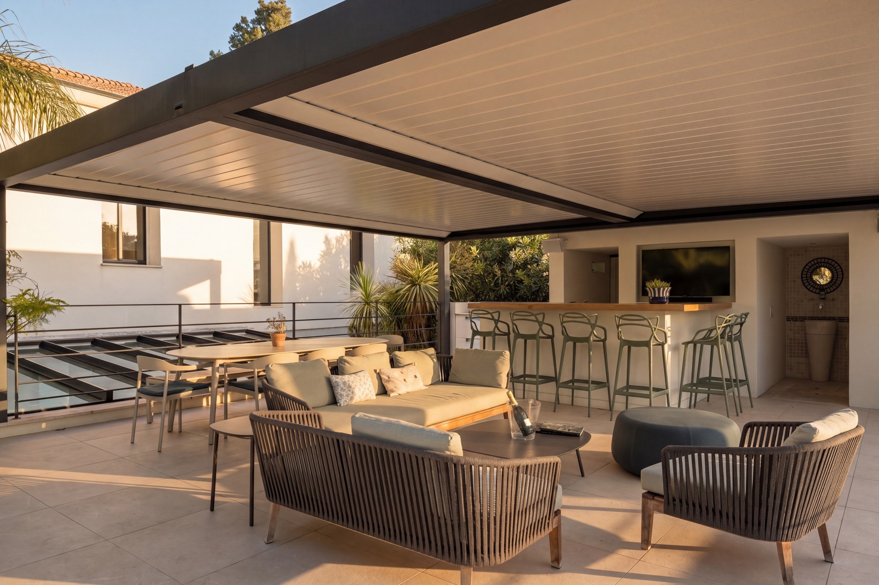  Cannes Californie contemporary villa with heated pool and landscaped garden - 物件實景