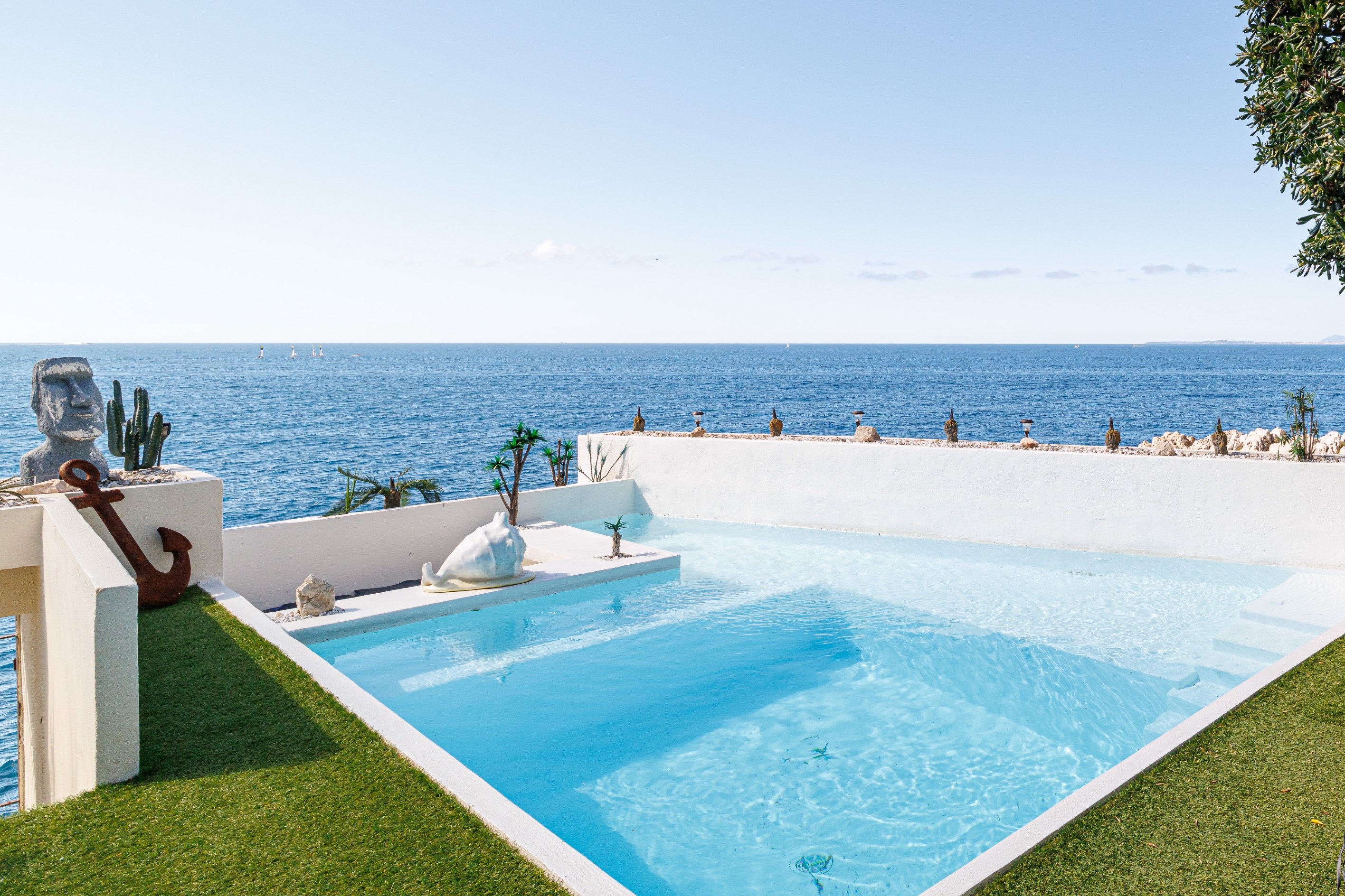  Cap de Nice: 330 m² waterfront villa with private sea access - 物件實景