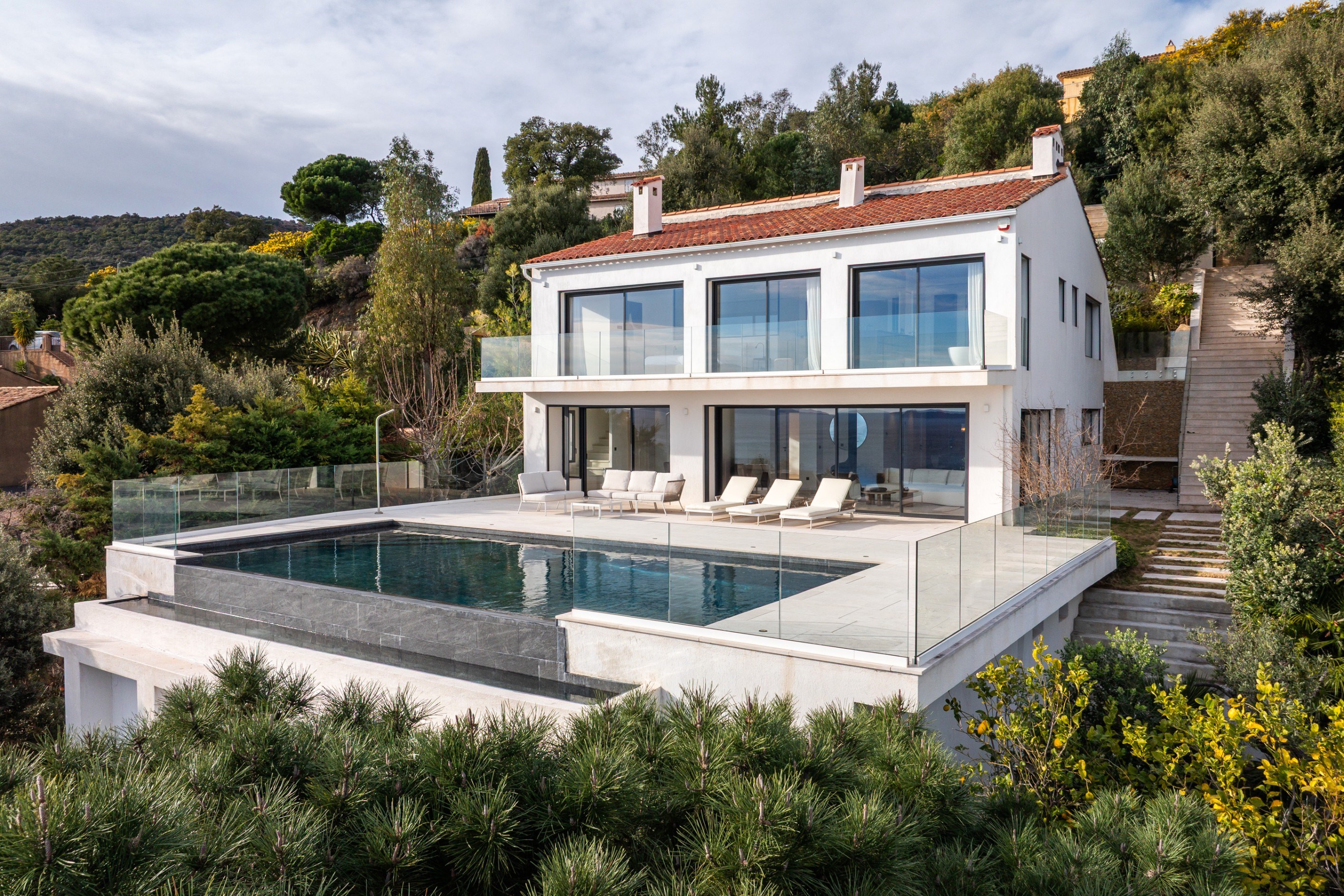  Rayol Canadel – Exceptional Contemporary Villa with Panoramic Sea View over Cap… - 物件實景