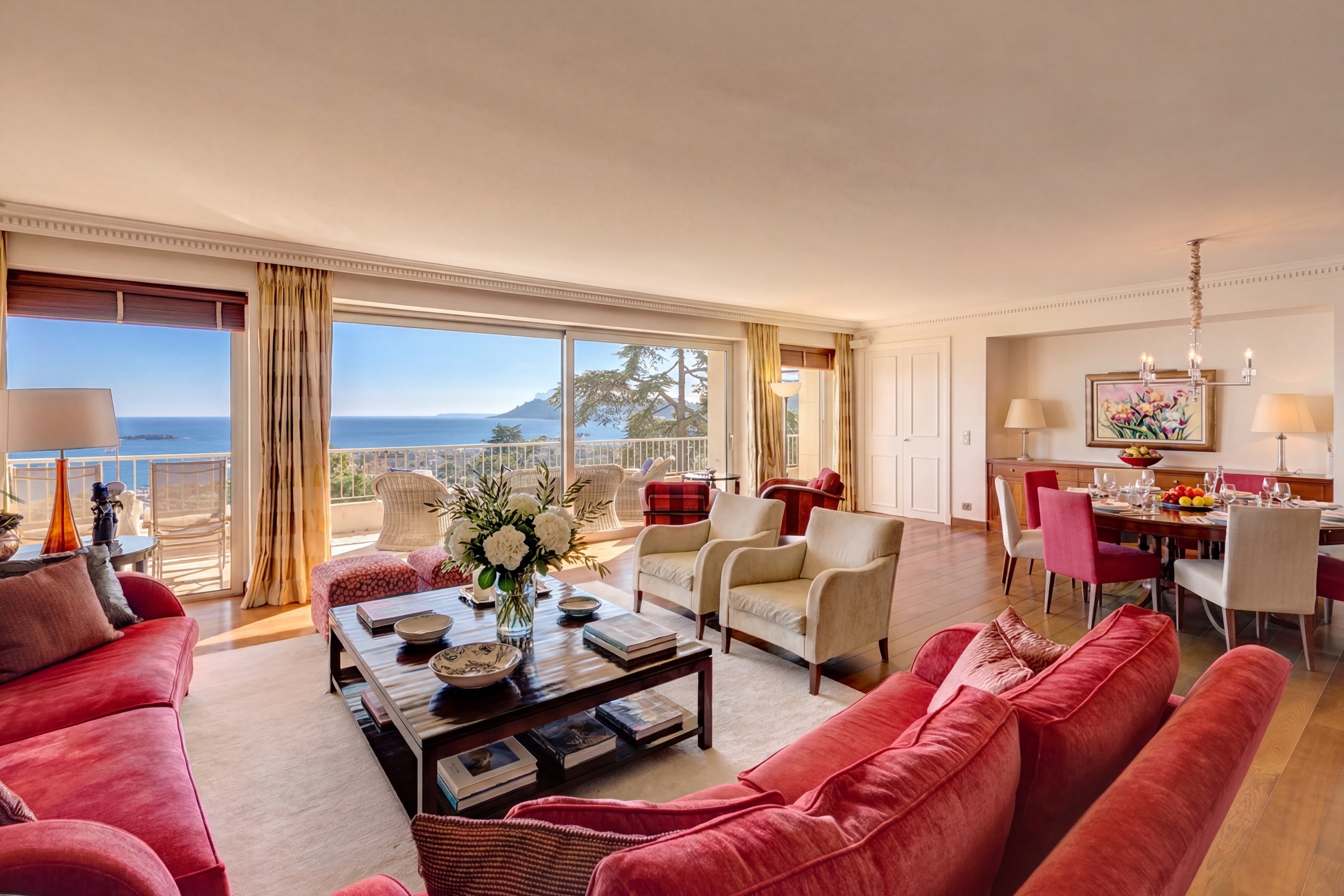  Cannes Californie luxury apartment with panoramic sea views terrace and private… - 物件實景