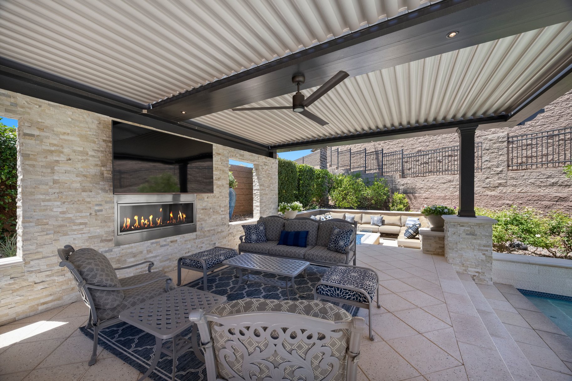  DESIGNER DREAM OASIS IN GATED LAKE LAS VEGAS, FURNISHED TURN-KEY - 物件實景