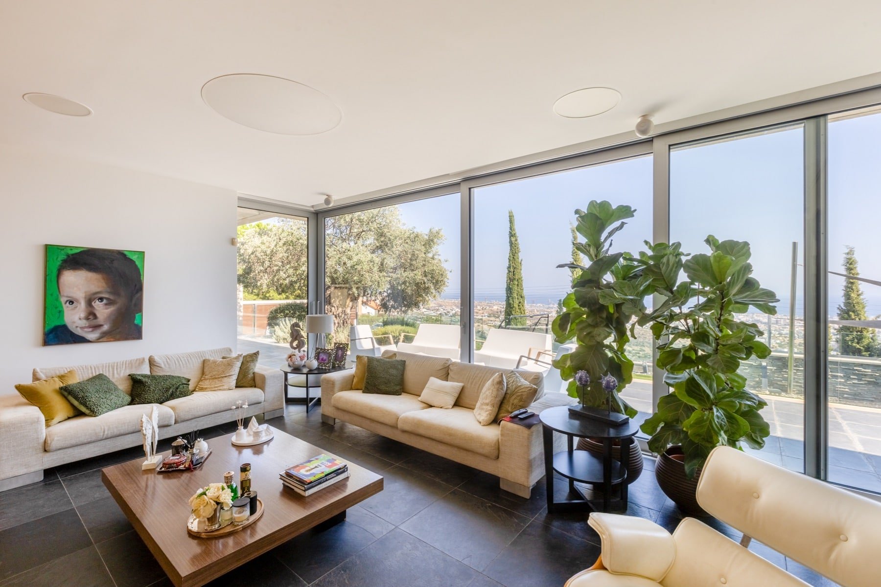  Sea-View Five Bedroom Villa with Private Pool in Mesa Geitonia, Limassol - 物件實景