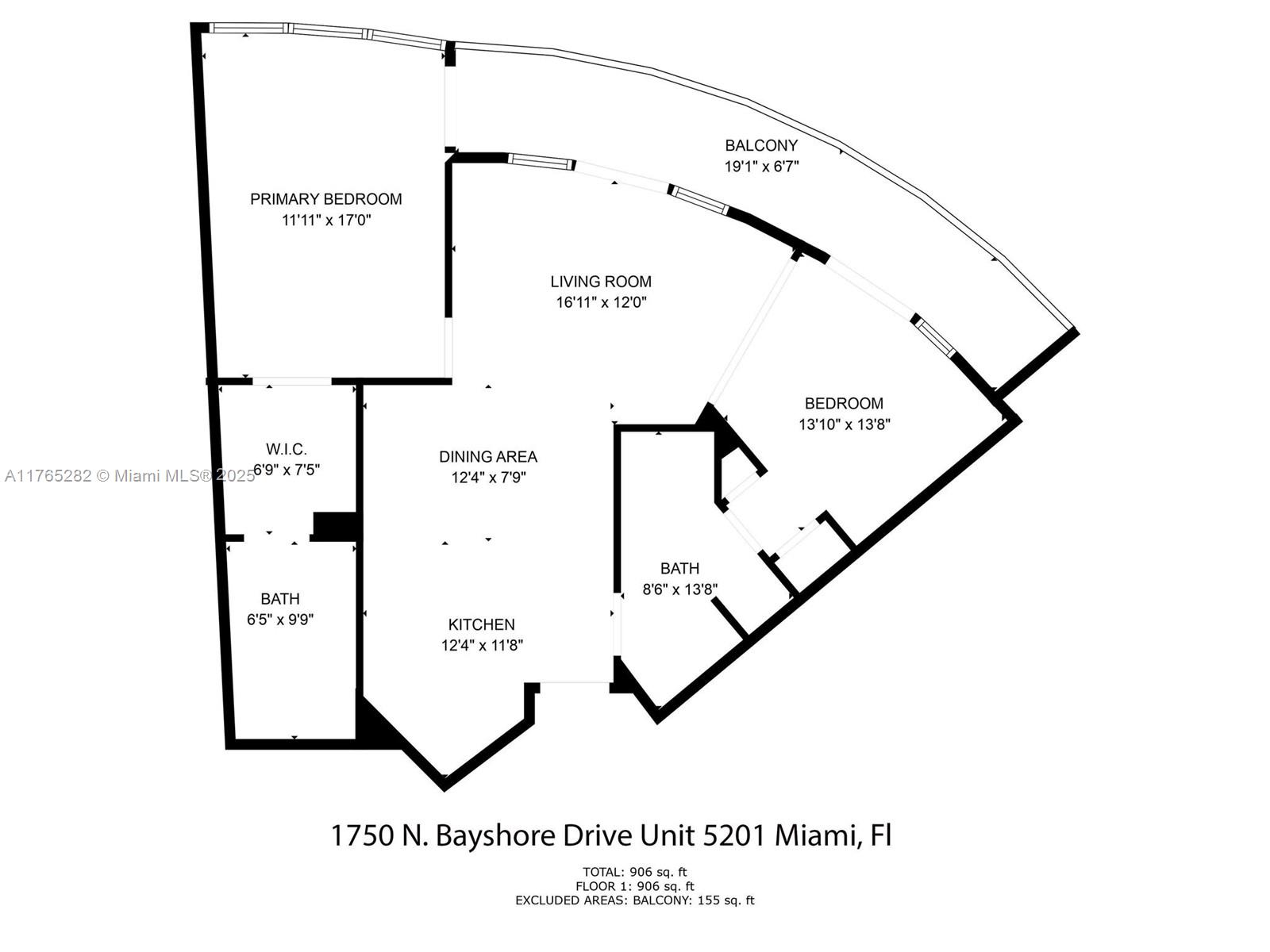 Miami, Florida, 33132, United States, 2 Bedrooms Bedrooms, ,2 BathroomsBathrooms,Residential,For Sale,1739063