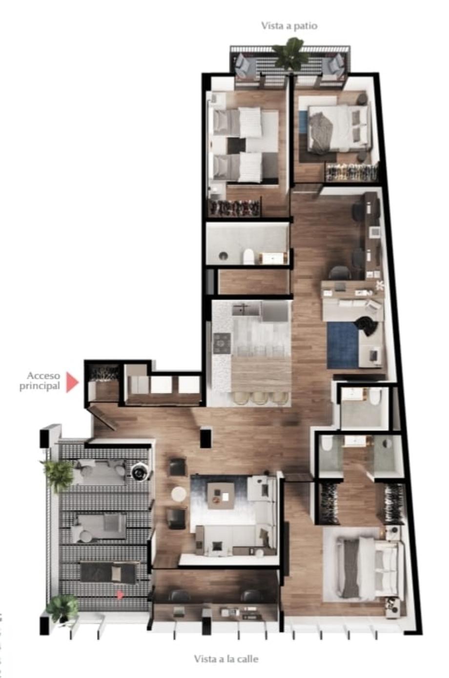 Miguel Hidalgo, Ciudad de México, 11800, Mexico, 3 Bedrooms Bedrooms, ,2 BathroomsBathrooms,Residential,For Sale,1917689