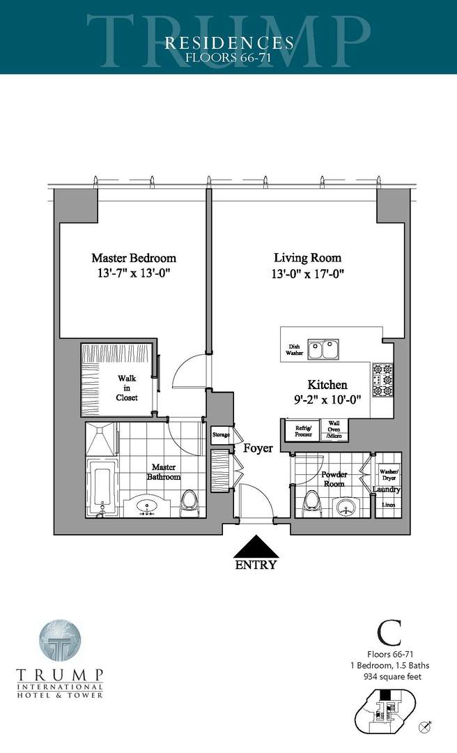 Chicago, Illinois, 60611, United States, 1 Bedroom Bedrooms, ,2 BathroomsBathrooms,Residential,For Sale,1995961