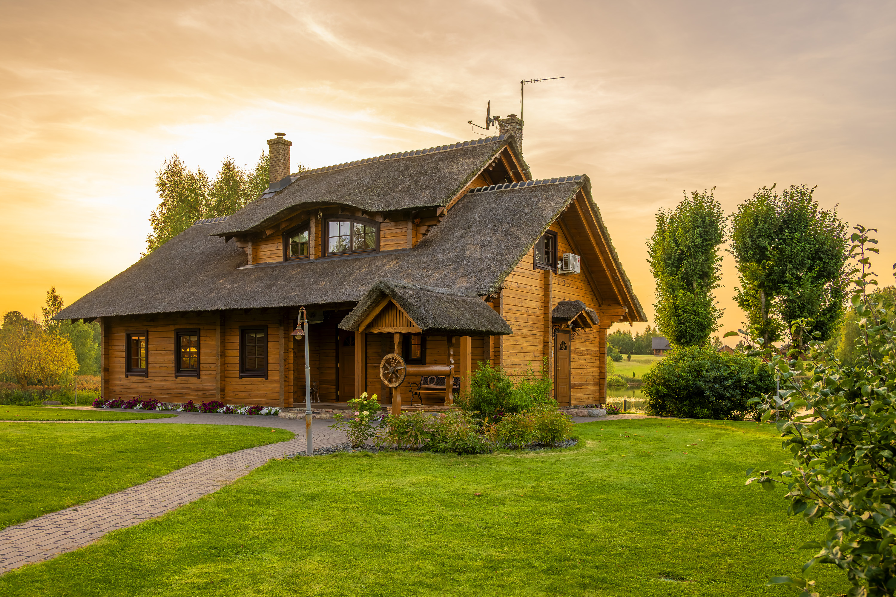  Romantic family homestead with a long lakeside - 物件實景