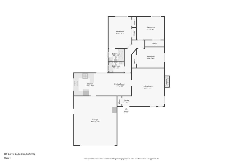 Salinas, California, 93906, United States, 3 Bedrooms Bedrooms, ,2 BathroomsBathrooms,Residential,For Sale,2012304