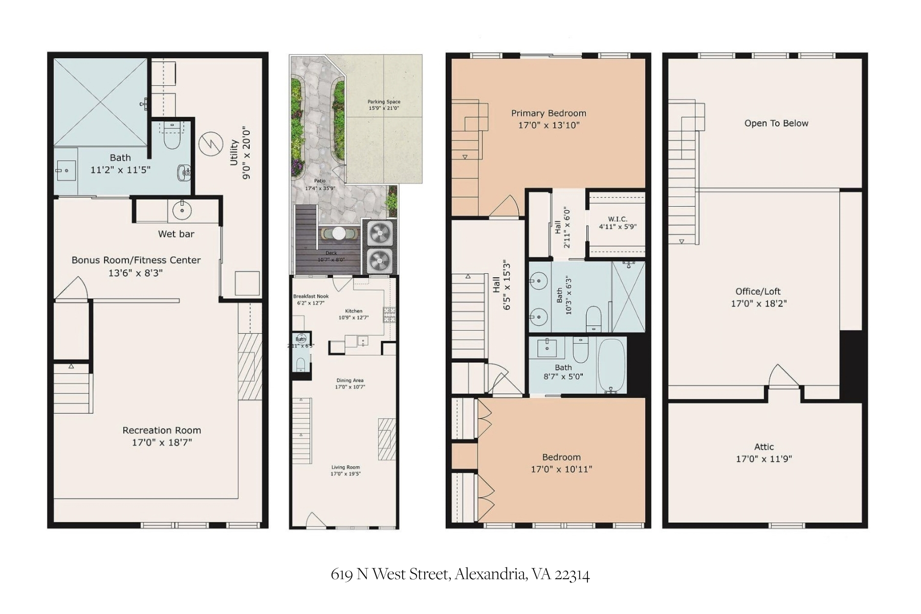  619 N West Street, Alexandria, VA, 22314 - 物件實景