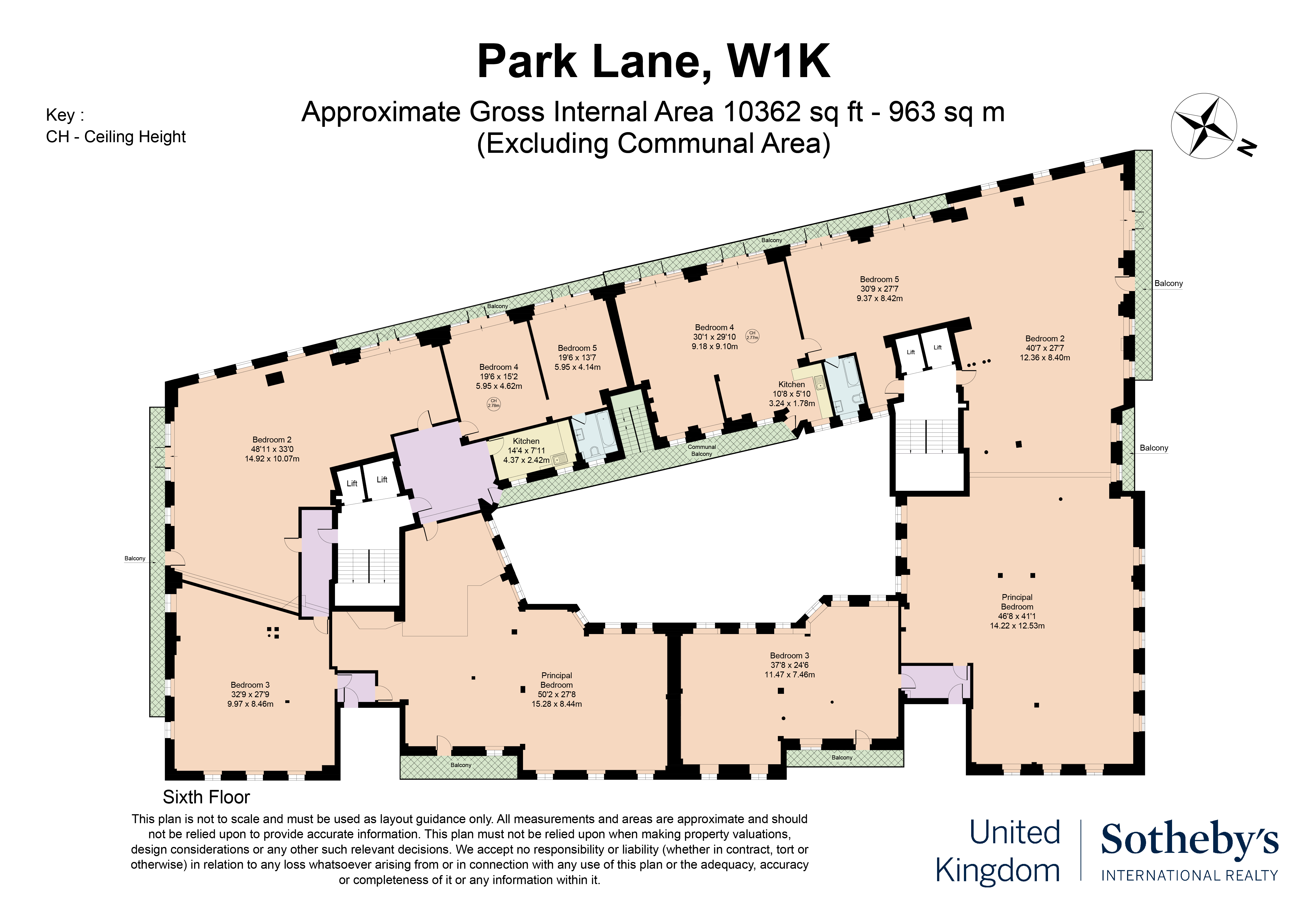  Four apartments across two floors of Aldford House, overlooking Hyde Park - 物件實景