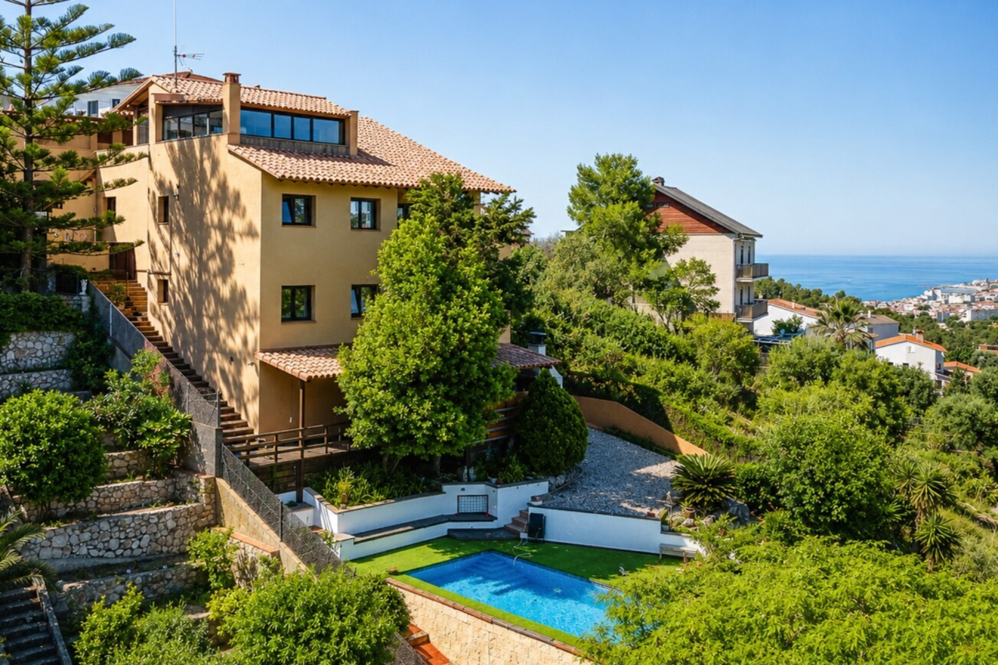  Detached villa with pool and unobstructed views in Sitges - 物件實景