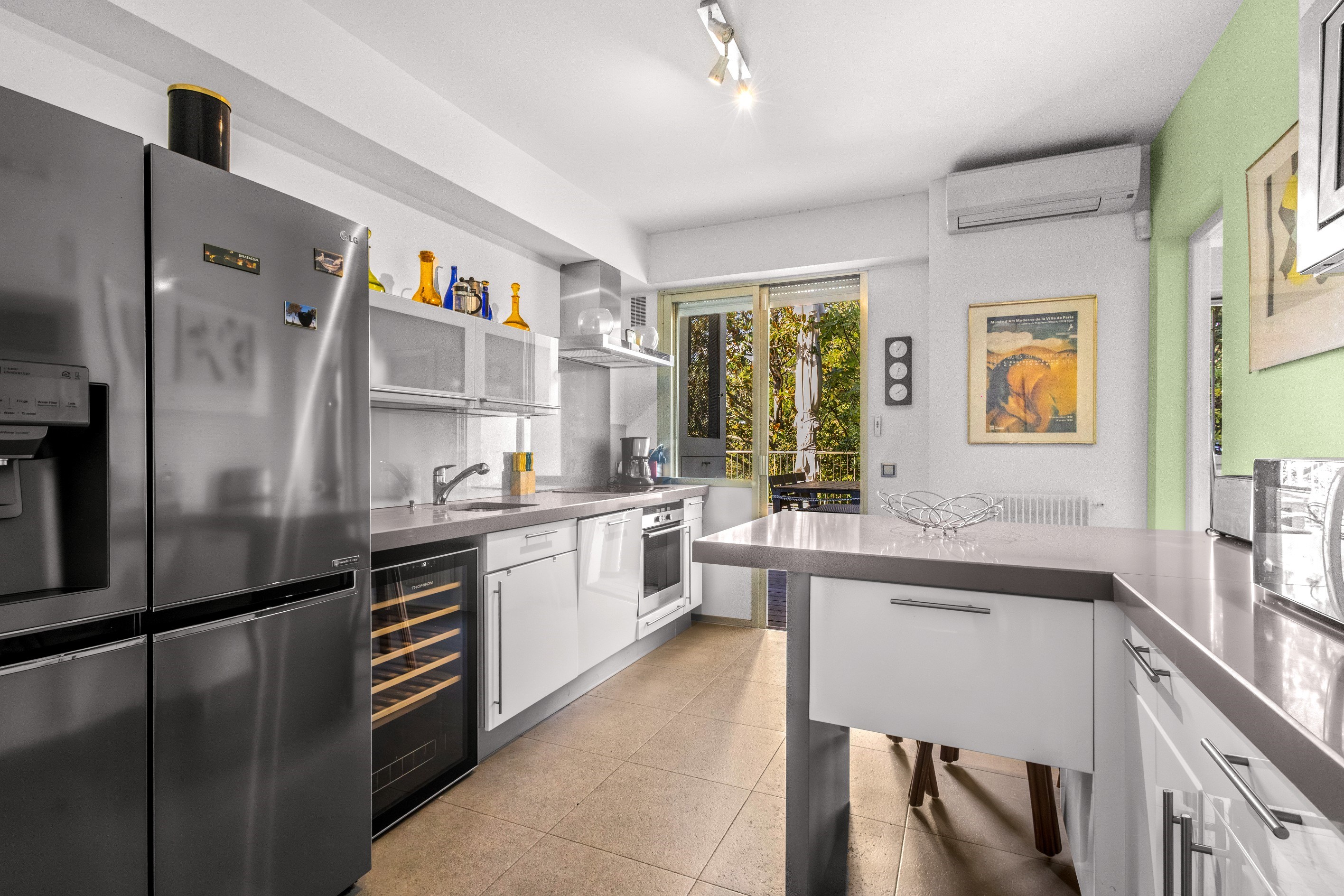  Cannes Croix des Gardes, luxury garden apartment for sale, sea views, private g… - 物件實景