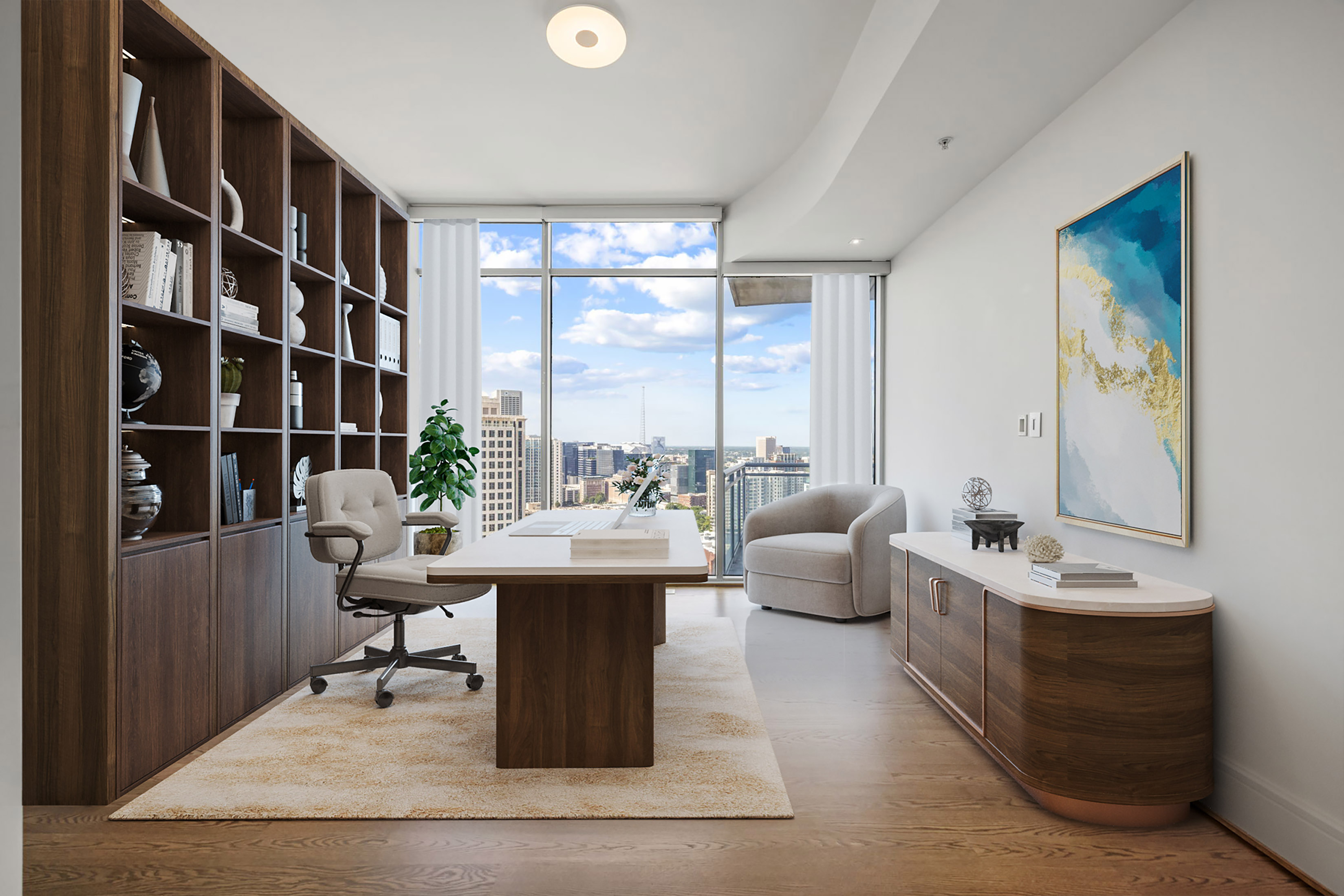  Exceptional Three Bedroom Plus Den Atop The Coveted Loews Hotel - 物件實景