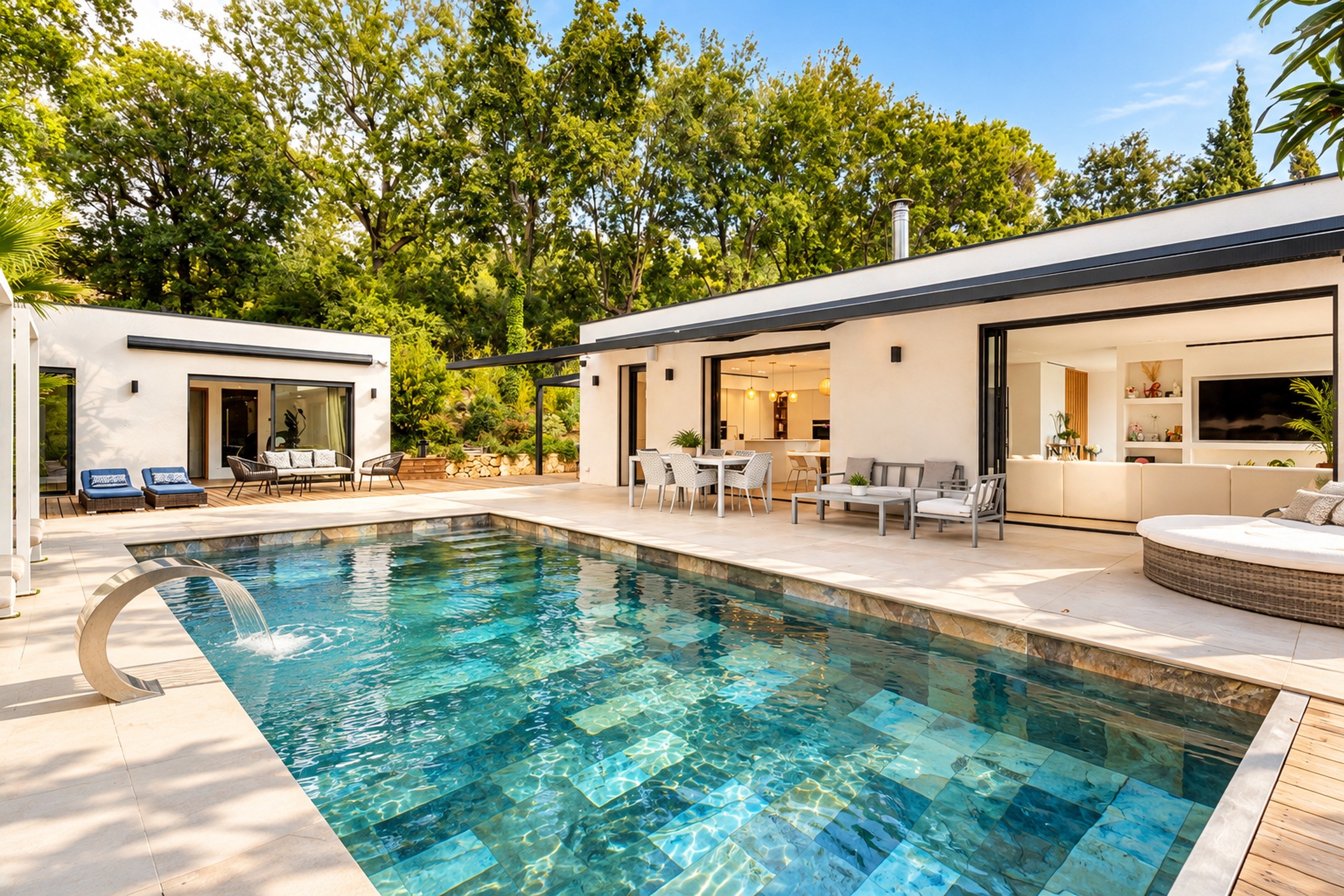  Prestigious contemporary villa with pool near Valbonne - 物件實景