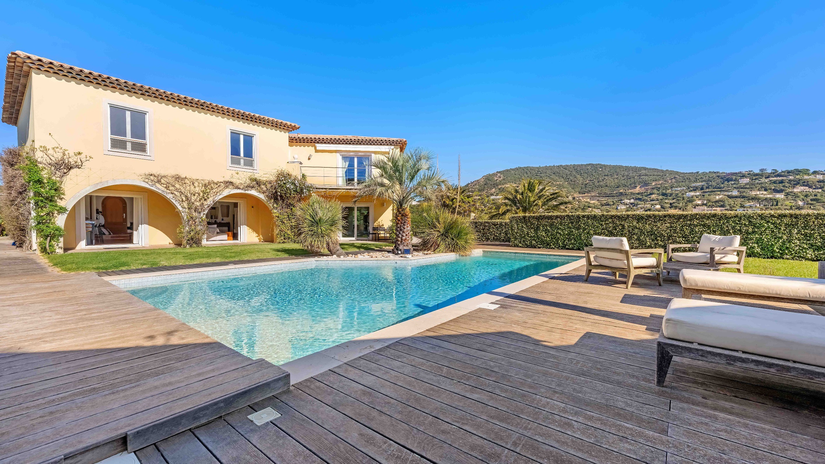  Sole agent listing: Villa with pool and sea view - Gulf of Saint-Tropez - 物件實景