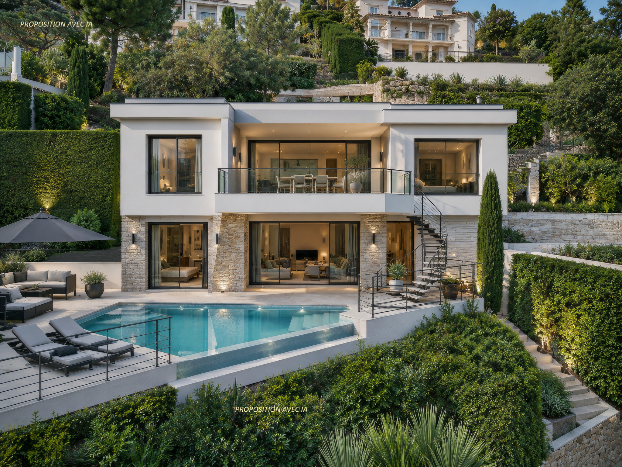 For sale – Elegant villa with panoramic sea and Estérel hills views, Le Trayas - 物件實景