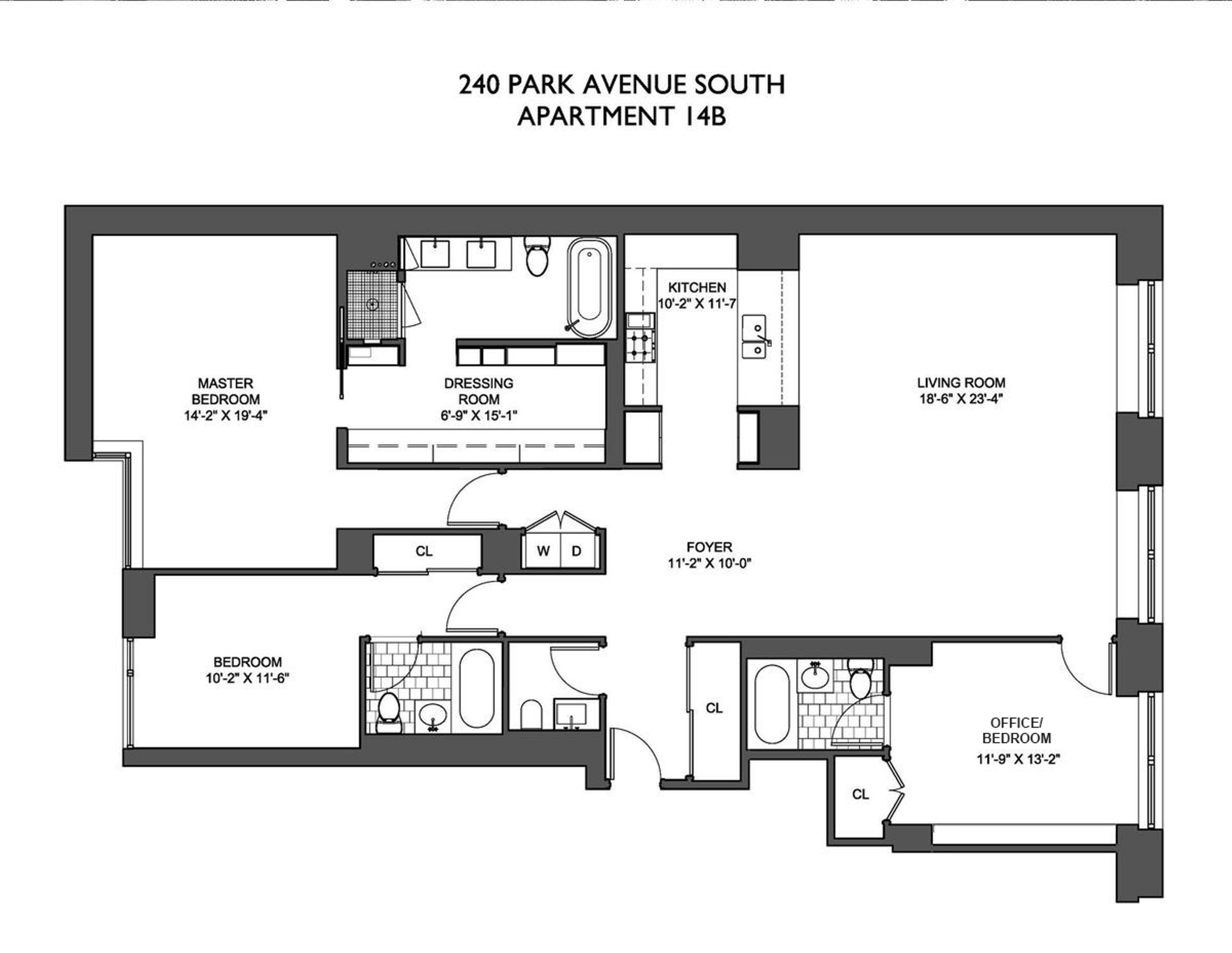  240 Park Avenue South, 14B - 物件實景