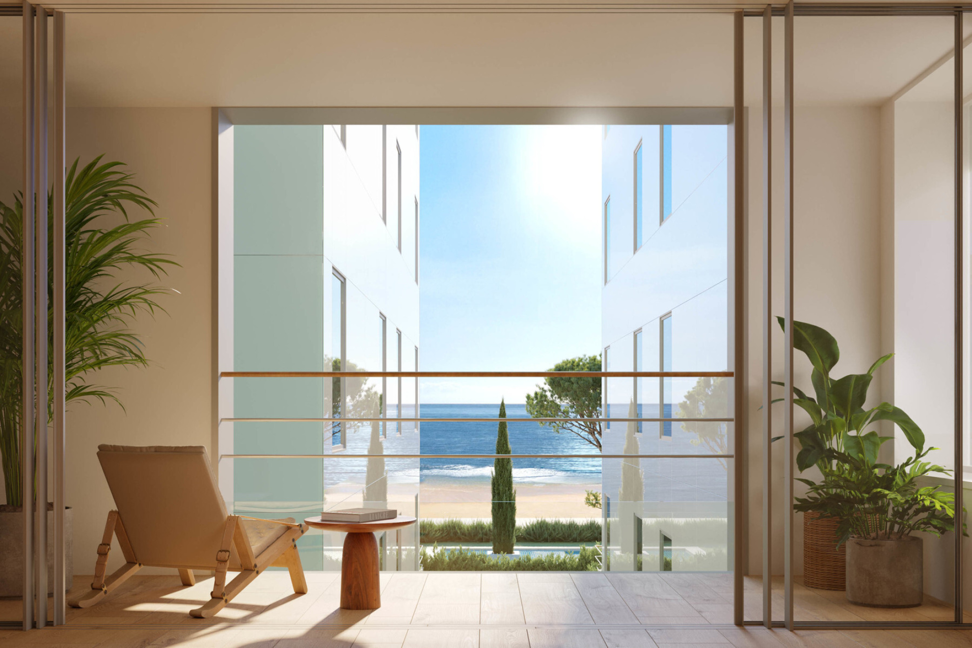  Promotion of new construction apartments on the seafront in Platja d