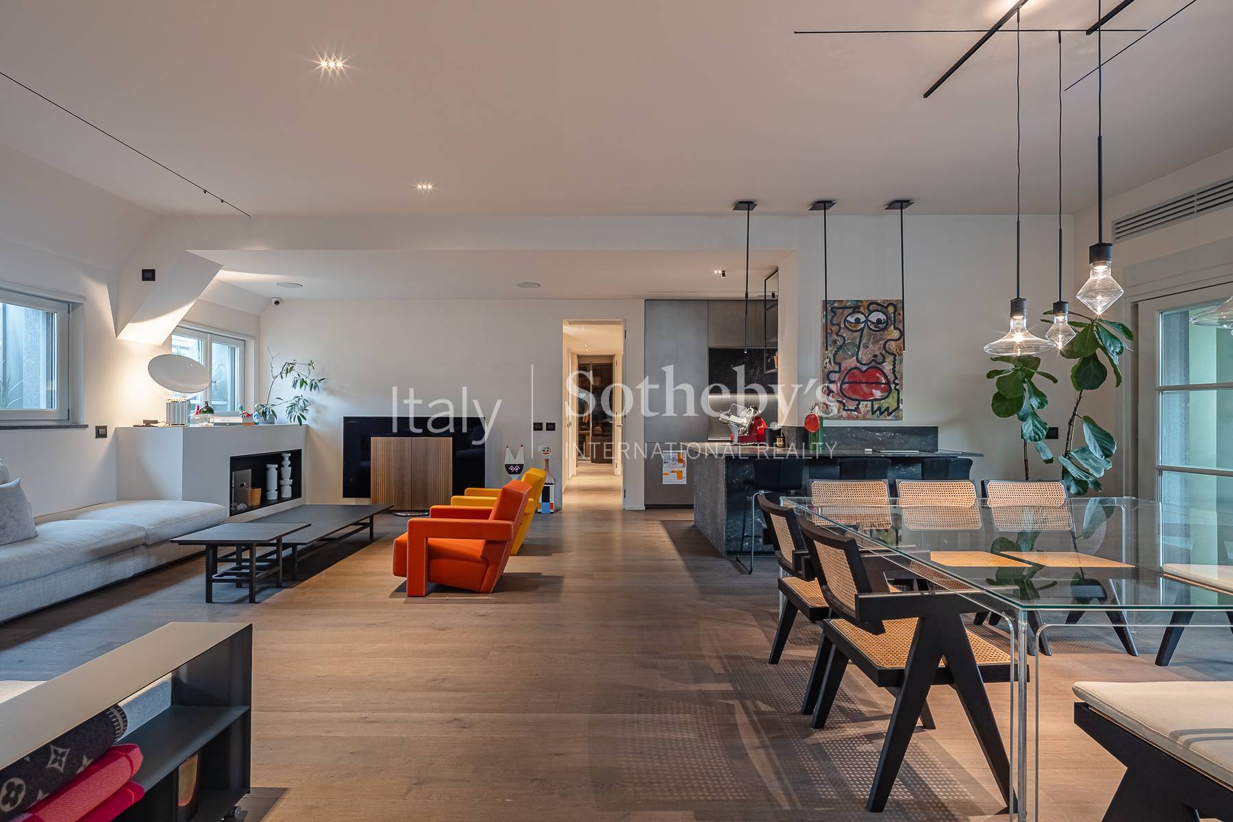  Furnished penthouse with terrace and pool in Brera district - 物件實景