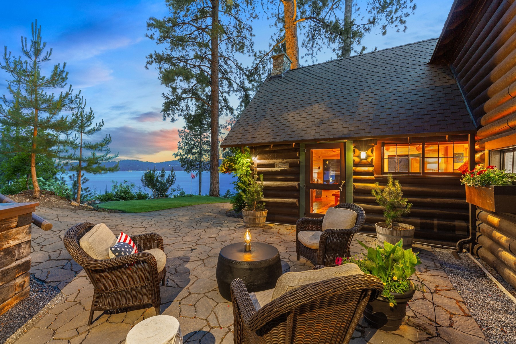  Captivating Upscale Log Lakefront Retreat - 物件實景