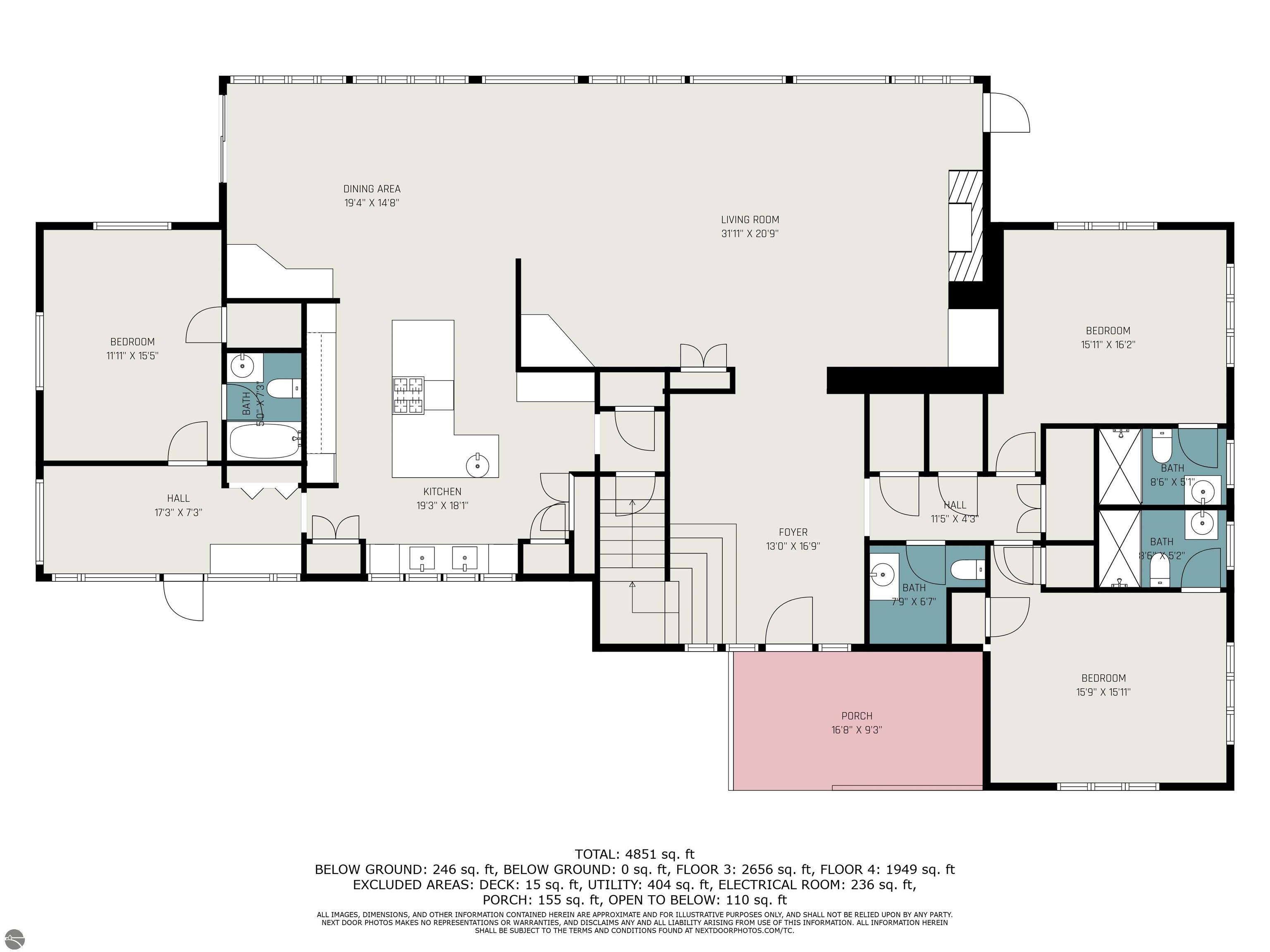 Frankfort, Michigan, 49635-9746, United States, 7 Bedrooms Bedrooms, ,5 BathroomsBathrooms,Residential,For Sale,1975140