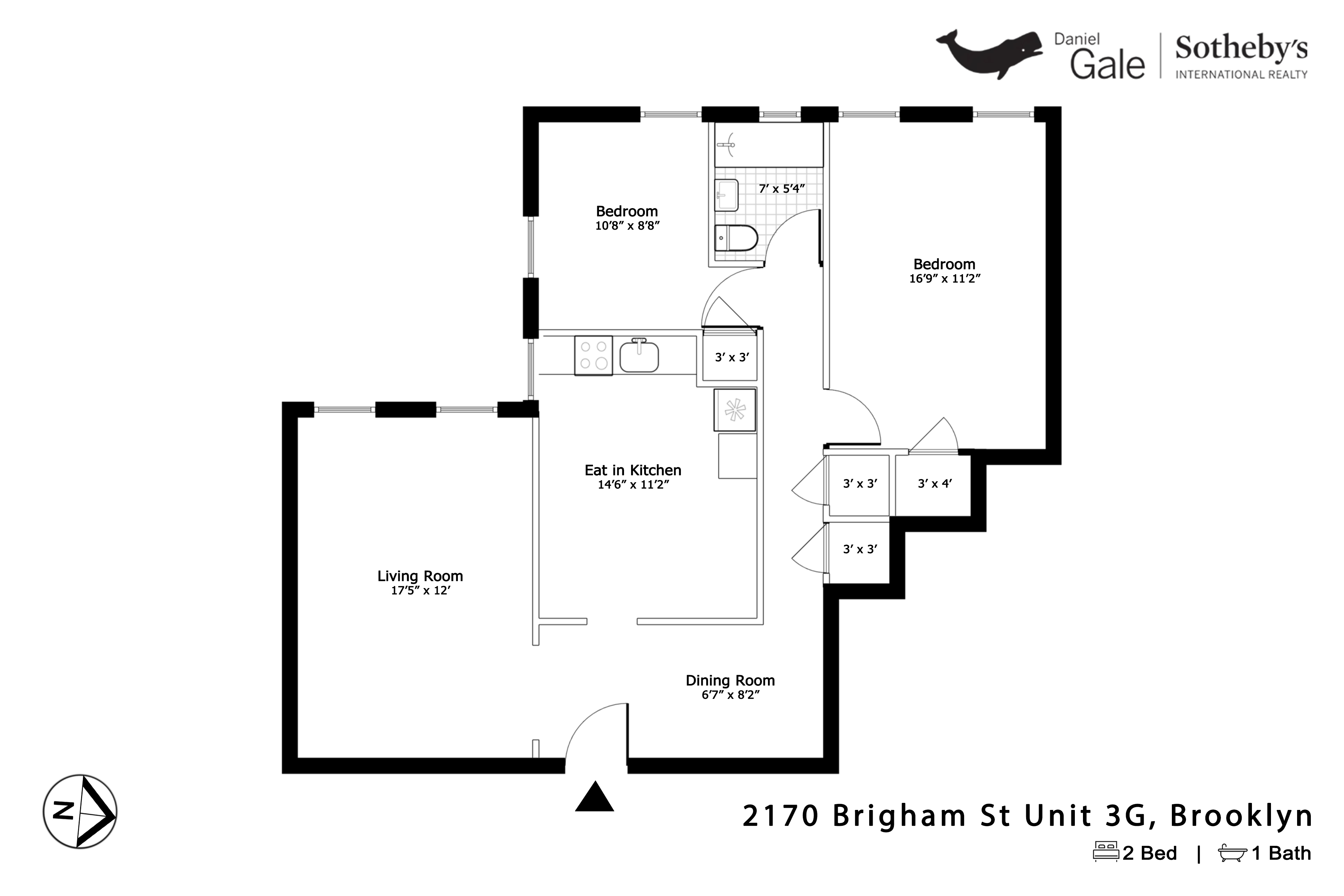  2190 Brigham St. 3g, Brooklyn, NY, 11229 - 物件實景