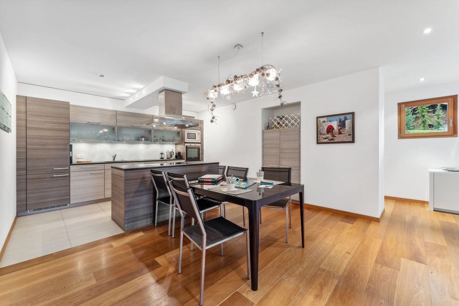  Villars, luxurious 6 pcs contemporary, garden, 2 parkings, ski in/ski out - 物件實景