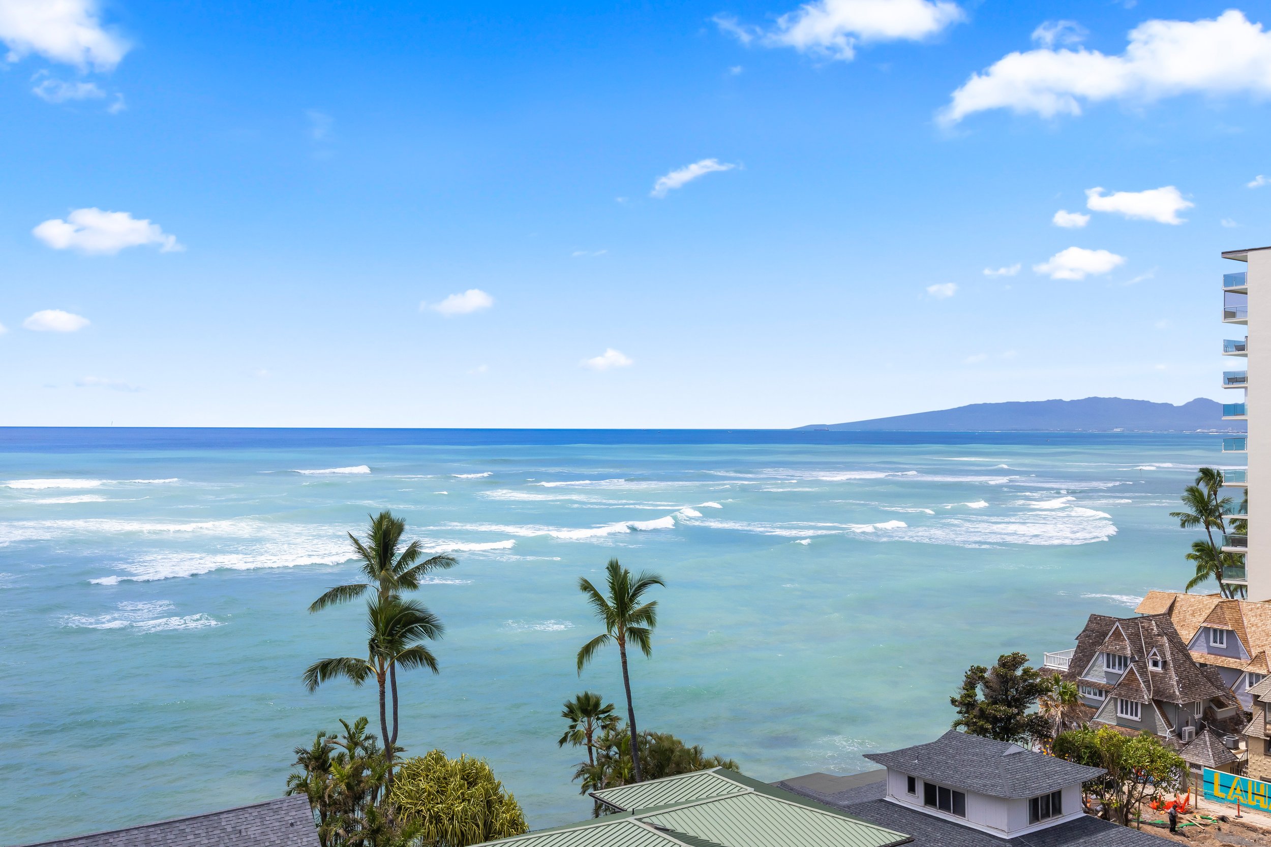  3056 Kalakaua, City, Coastline, Diamond Head, Mountain, Ocean, Sunset views - 物件實景