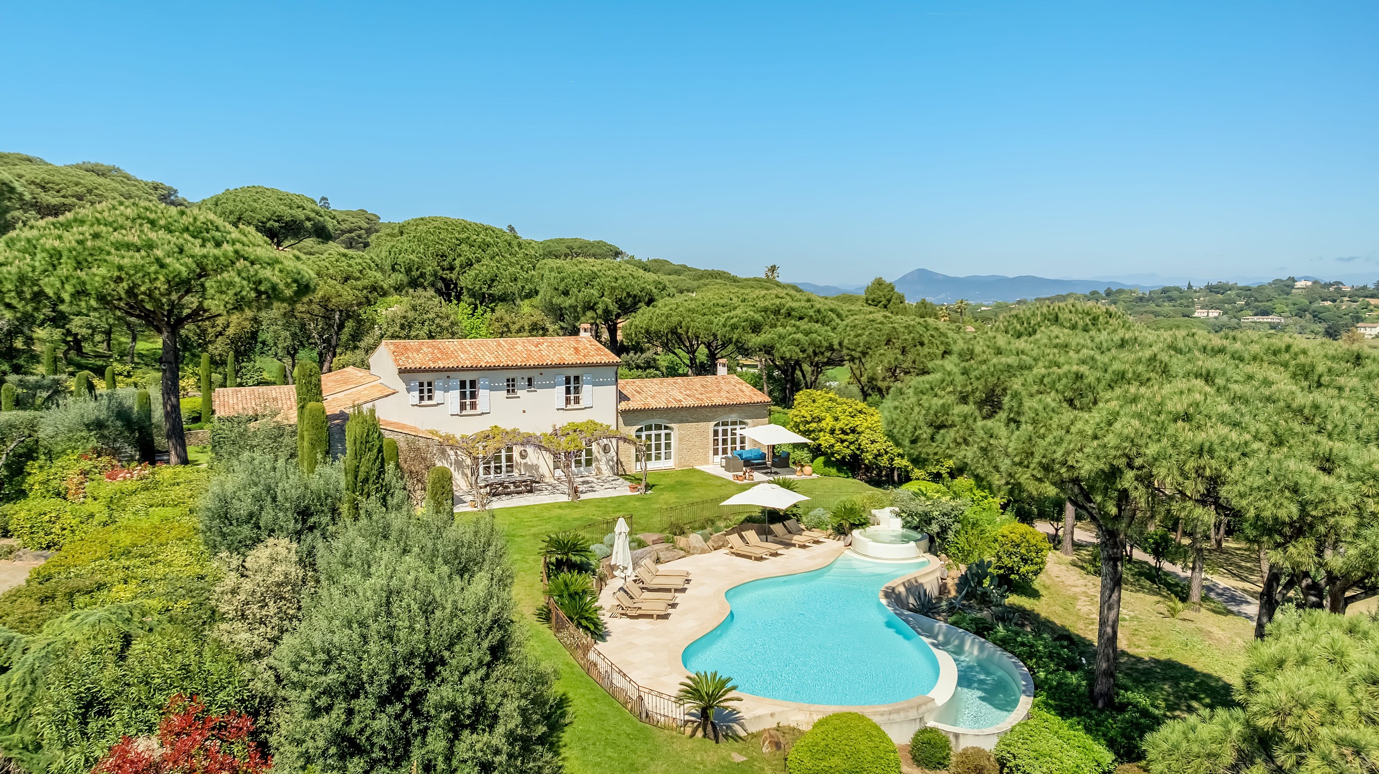  Ramatuelle, luxury property with sea view on one hectare near Pampelonne beach - 物件實景