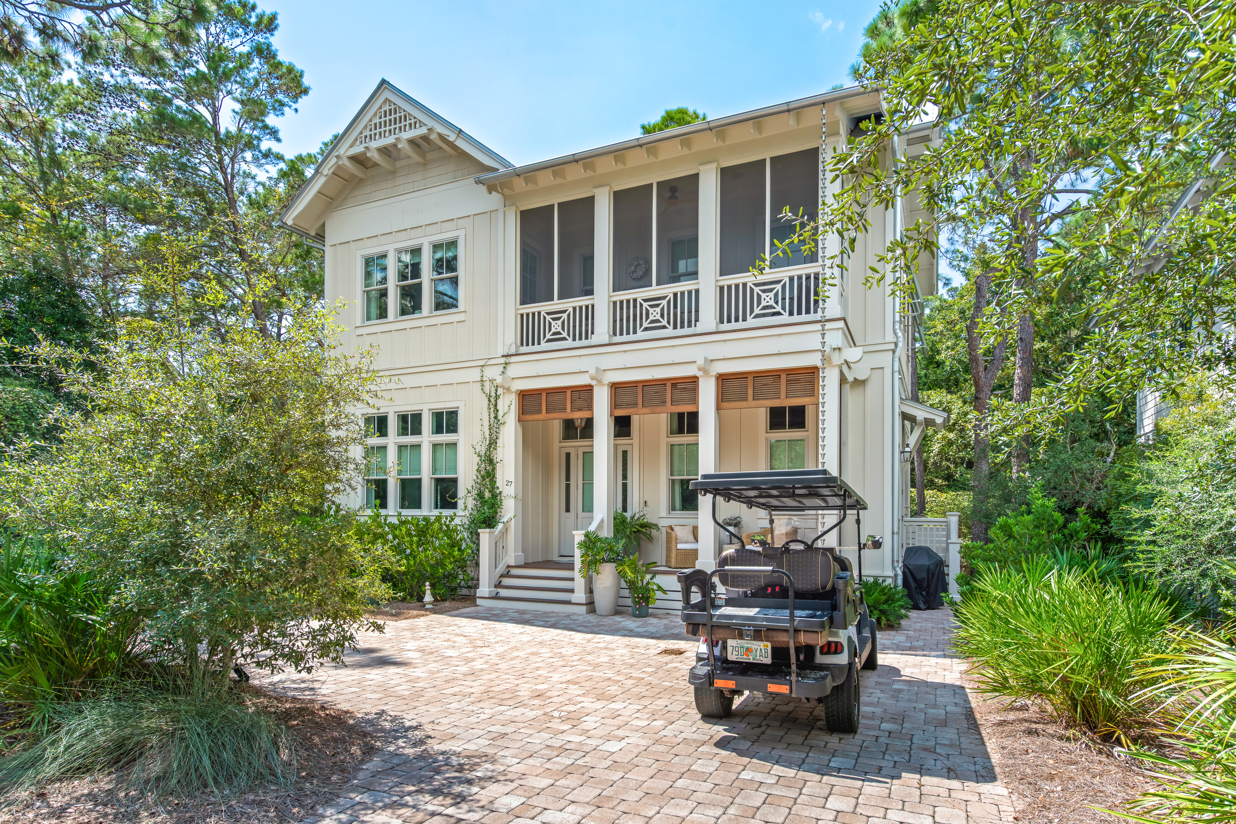  Distinctive Preserve-Backed Seagrove Beach Retreat Near the Gulf - 物件實景