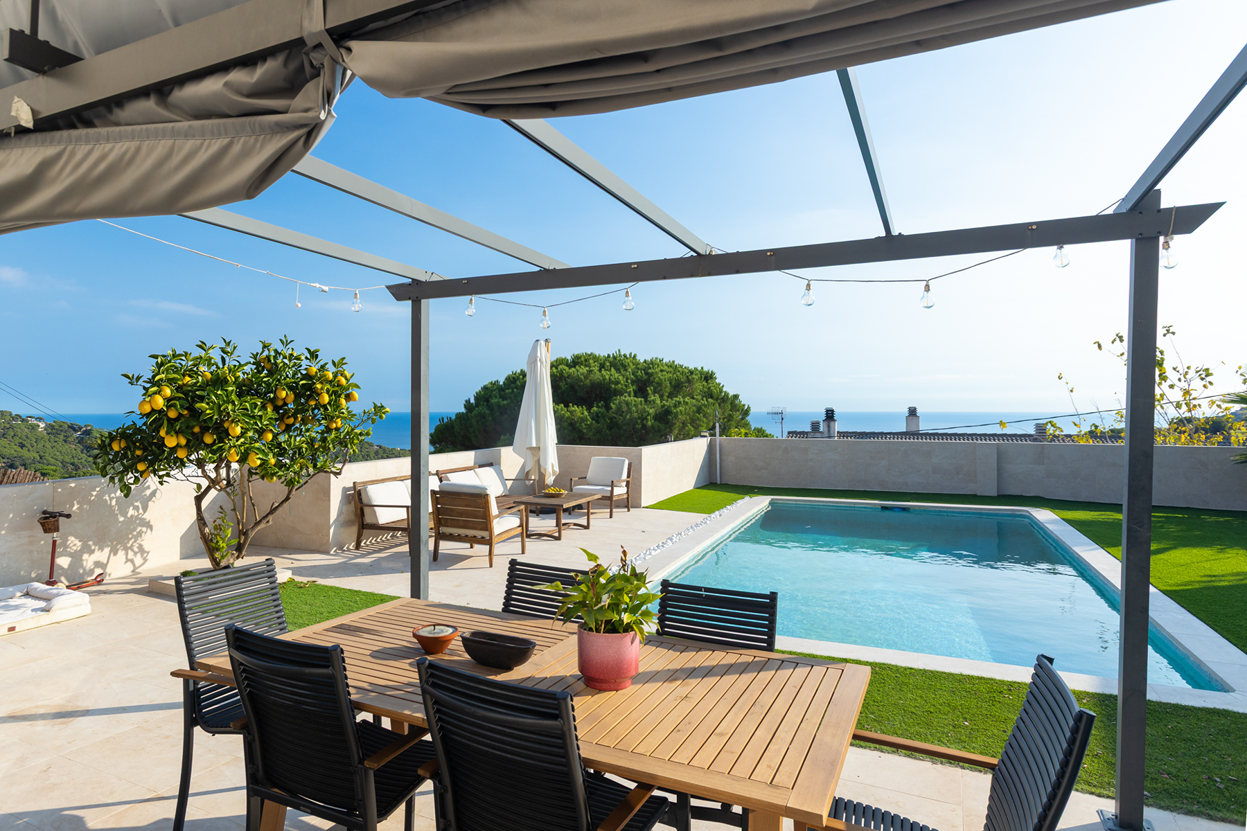  House with pool and sea views in Alella - 物件實景