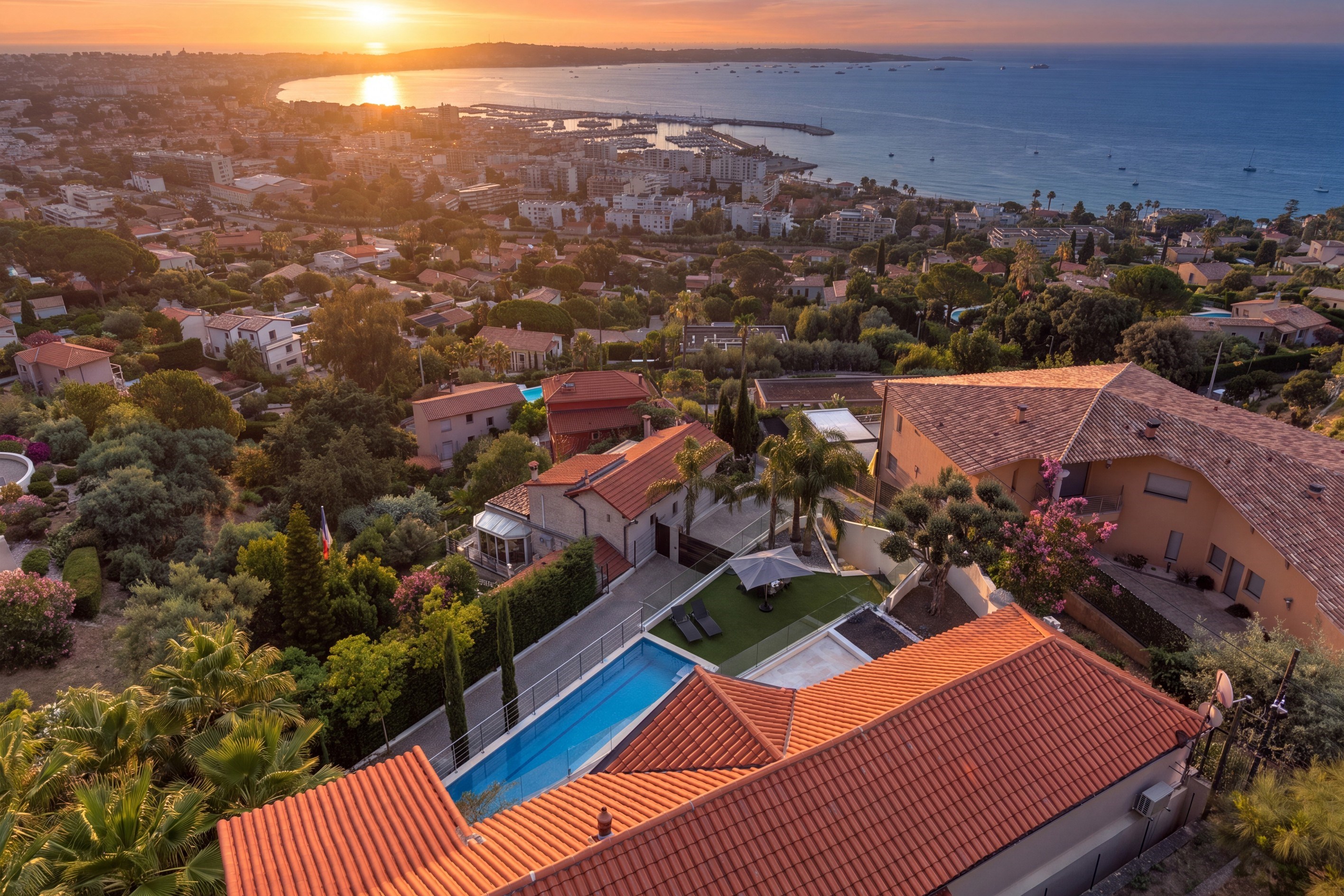  Renovated contemporary villa with panoramic sea views to Cap d