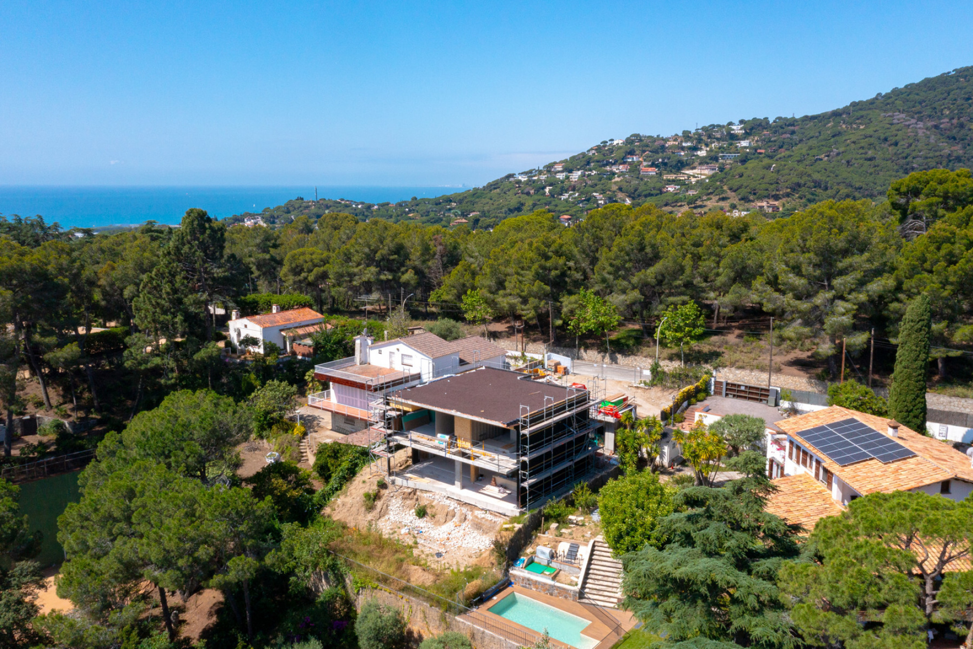  High standing house under construction with sea views in Premia Dalt -Costa BCN - 物件實景