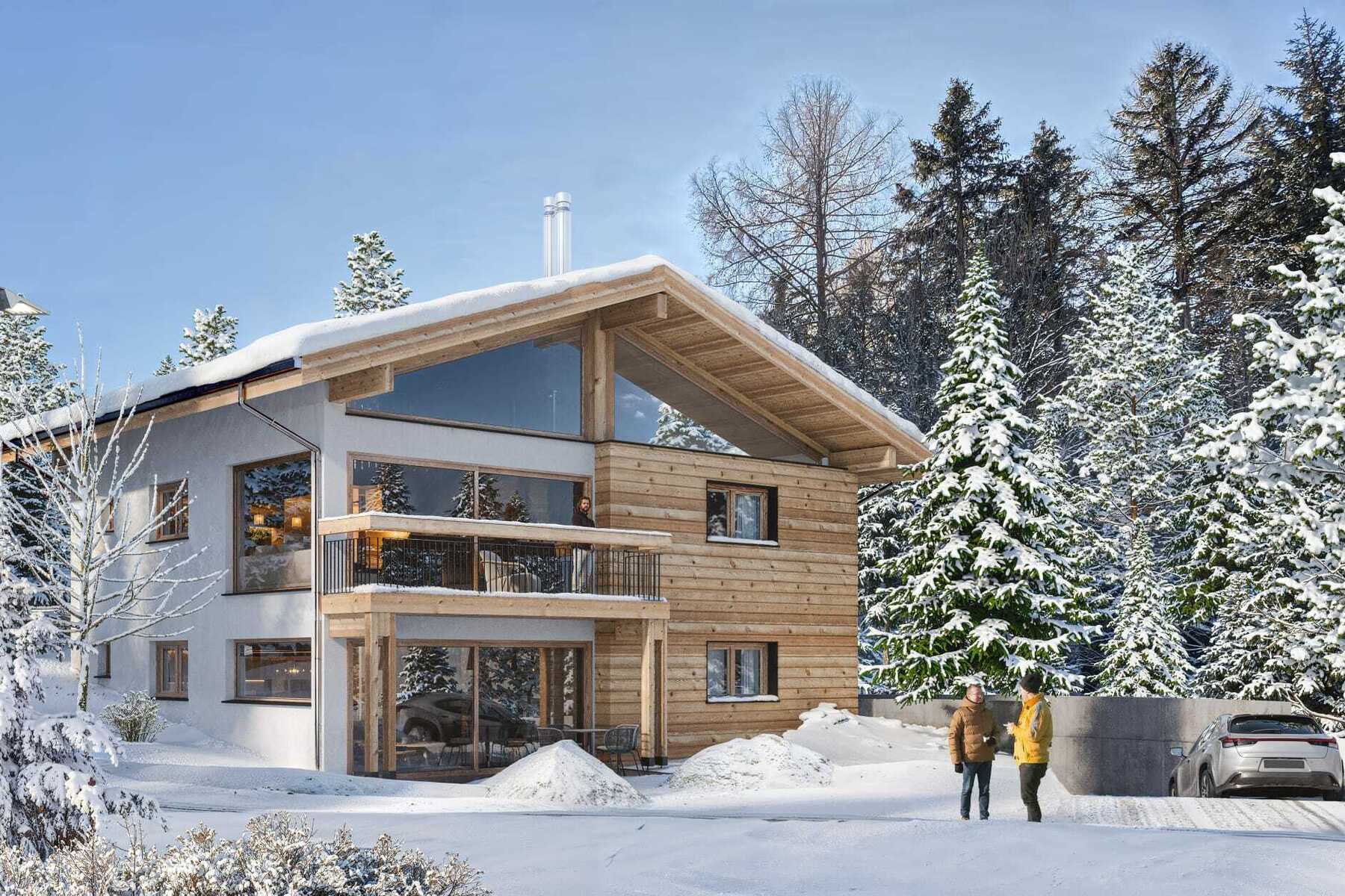 INDIVIDUAL CHALET - DEVELOPMENT FEW STEPS AWAY FROM THE SKI SLOPES