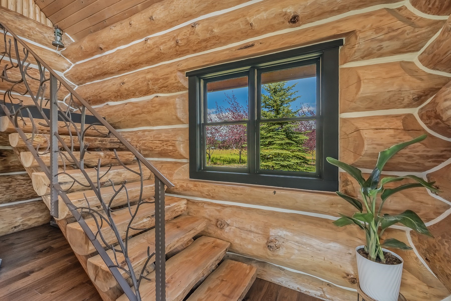  Artistic Log Home, Stunning Mountain Views - 物件實景