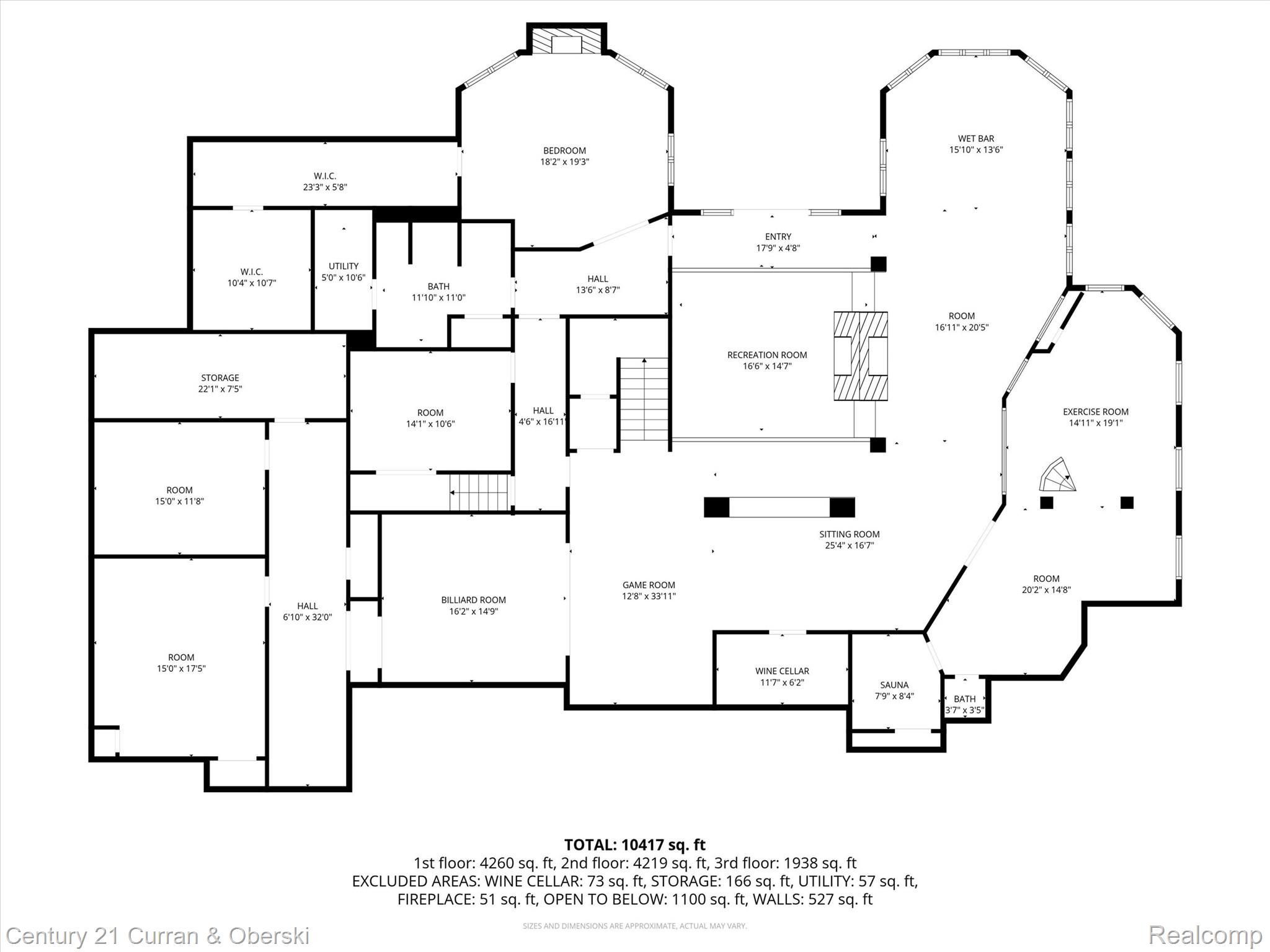 Northville, Michigan, 48168, United States, 4 Bedrooms Bedrooms, ,7 BathroomsBathrooms,Residential,For Sale,2038864