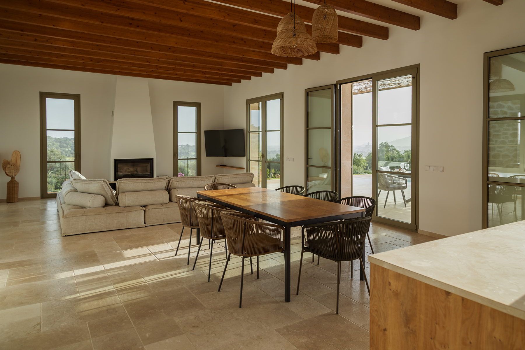  Contemporary country house with pool in Son Mora Negri near Porreres - 物件實景