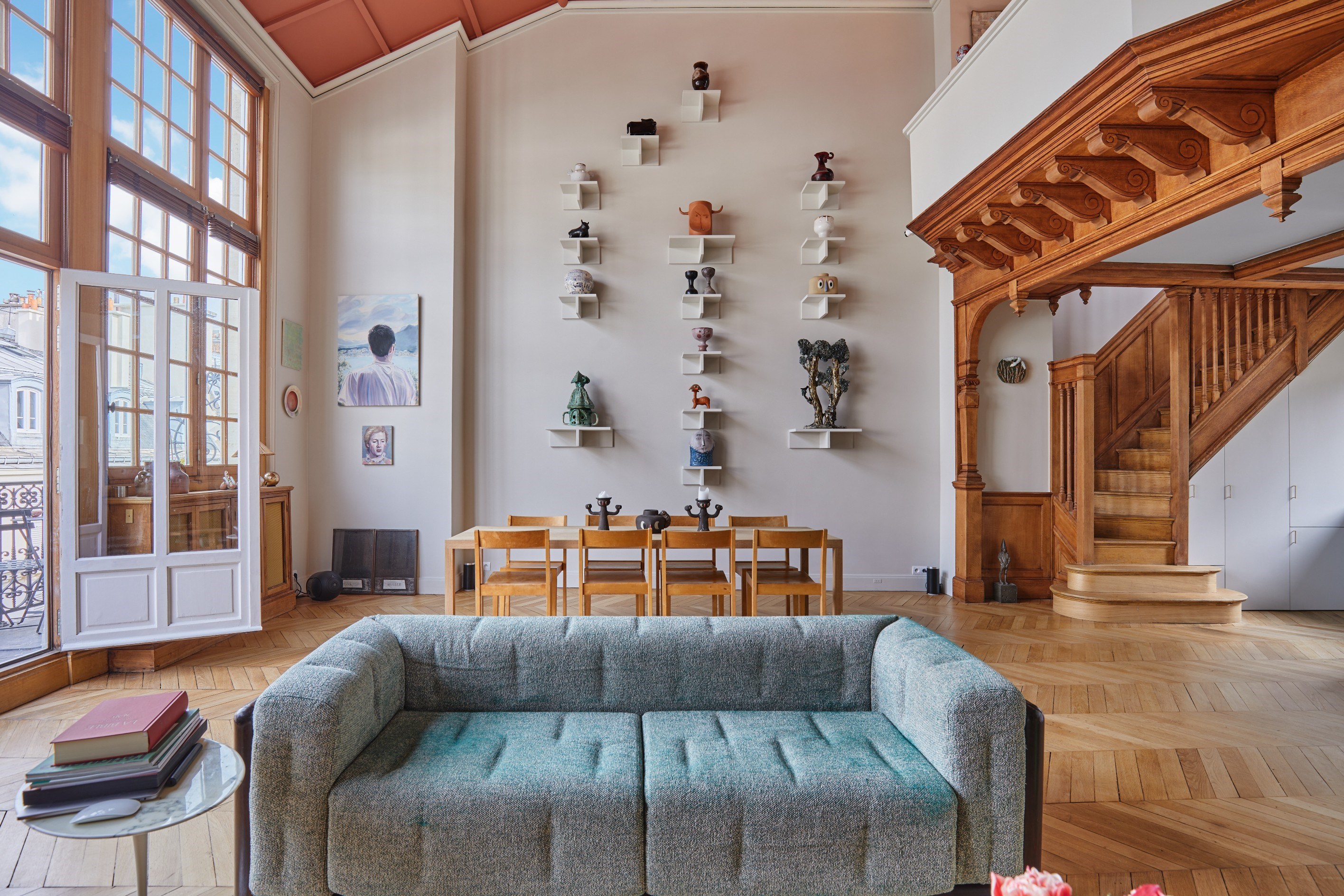  Paris XVII - Artist studio on the top floor with a large balcony just steps fro… - 物件實景