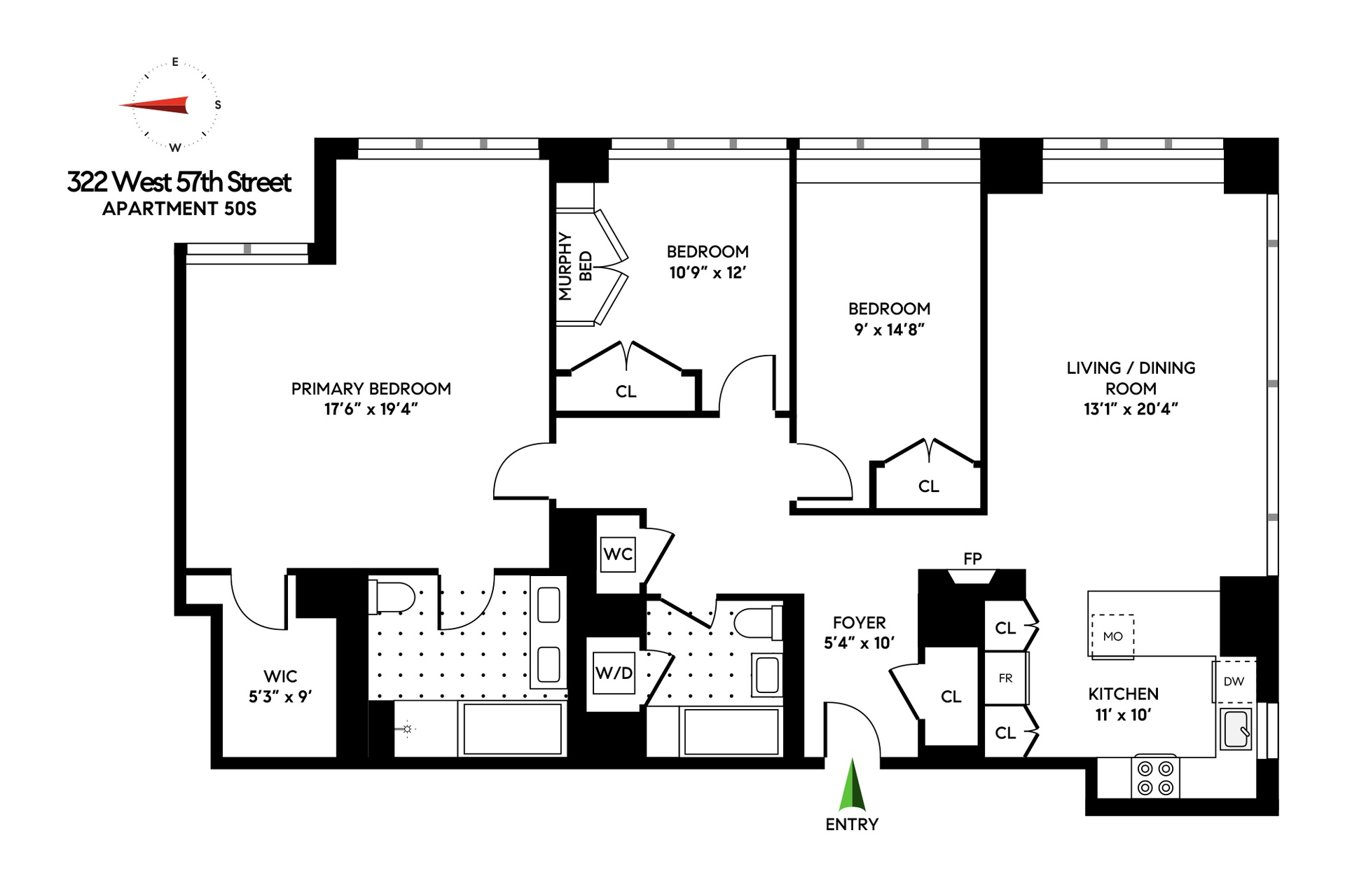  322 West 57th Street - 物件實景