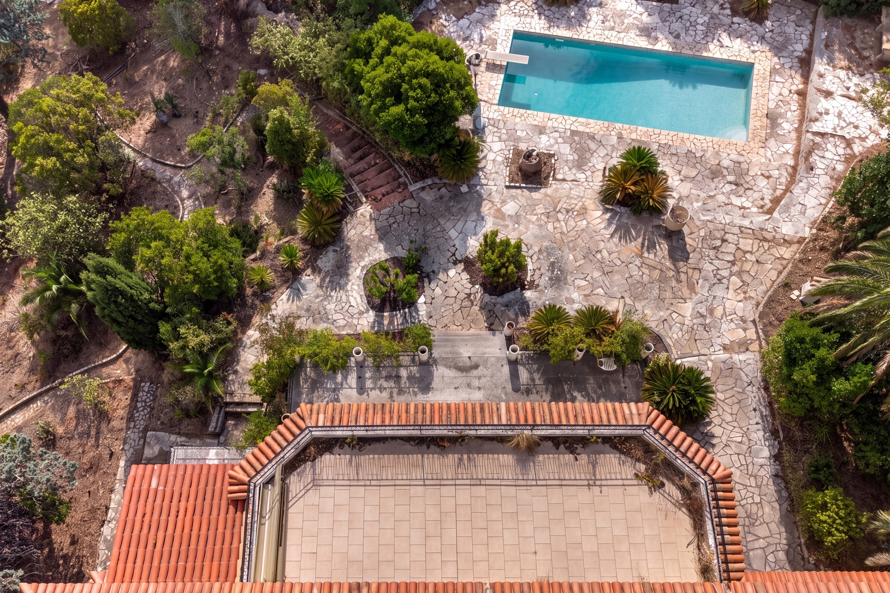  Super Cannes, 6,071 sqm of land with cleared permit for two contemporary sea vi… - 物件實景