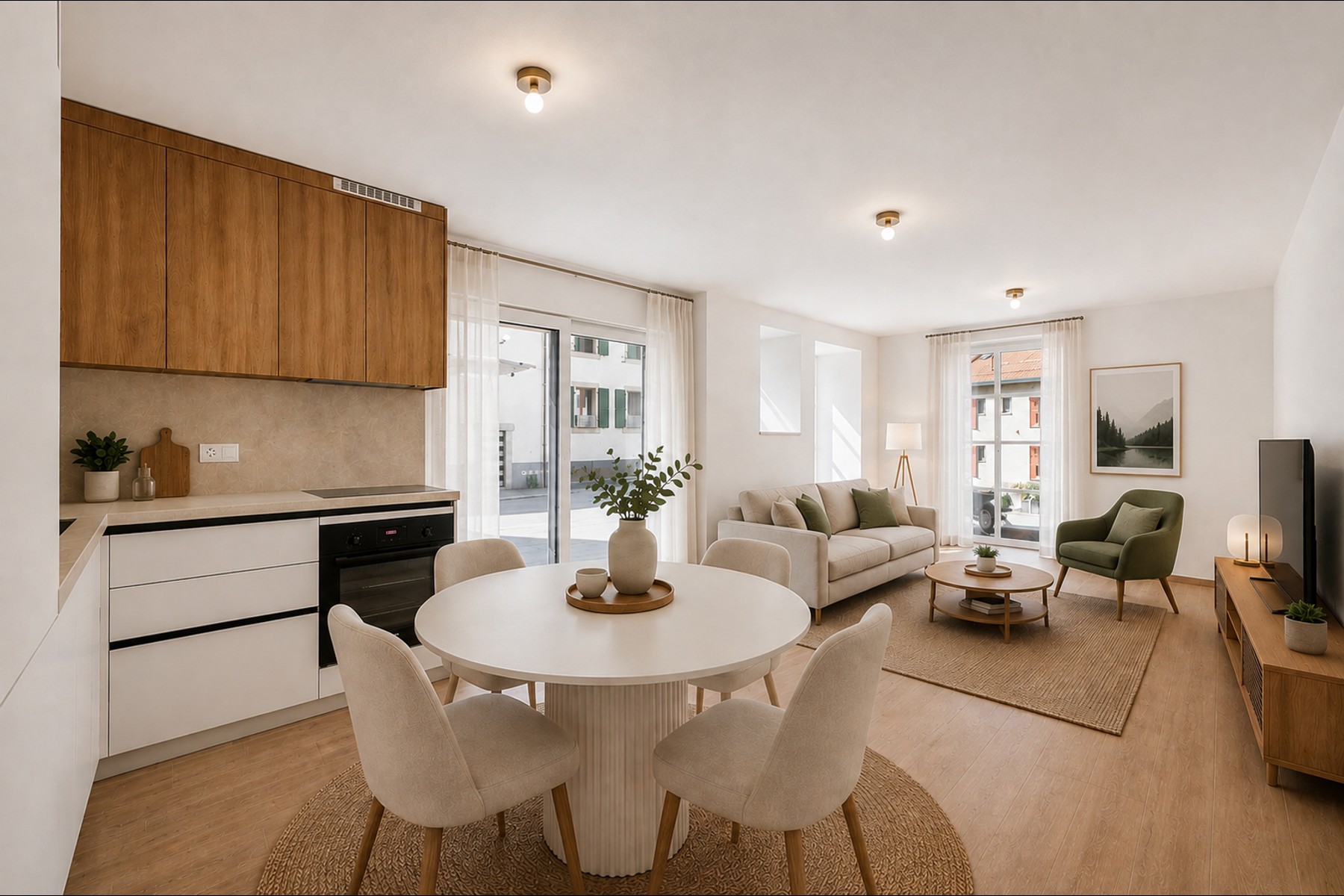  Charming, renovated 2.5-room apartment with a private garden – Brent / Montreux - 物件實景