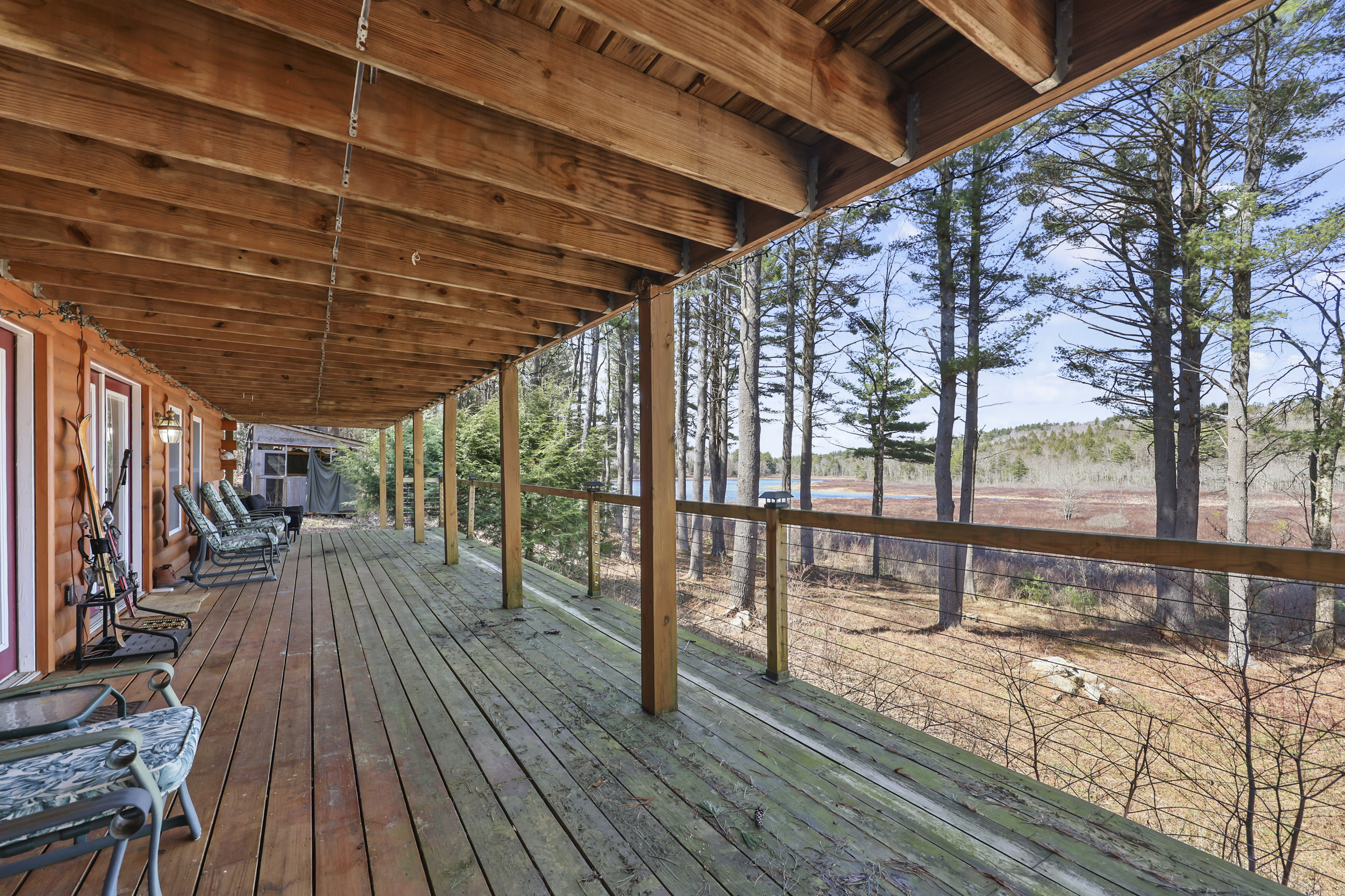  Berkshires Log Home Retreat with Wildlife Pond & Guest Apartment - 物件實景