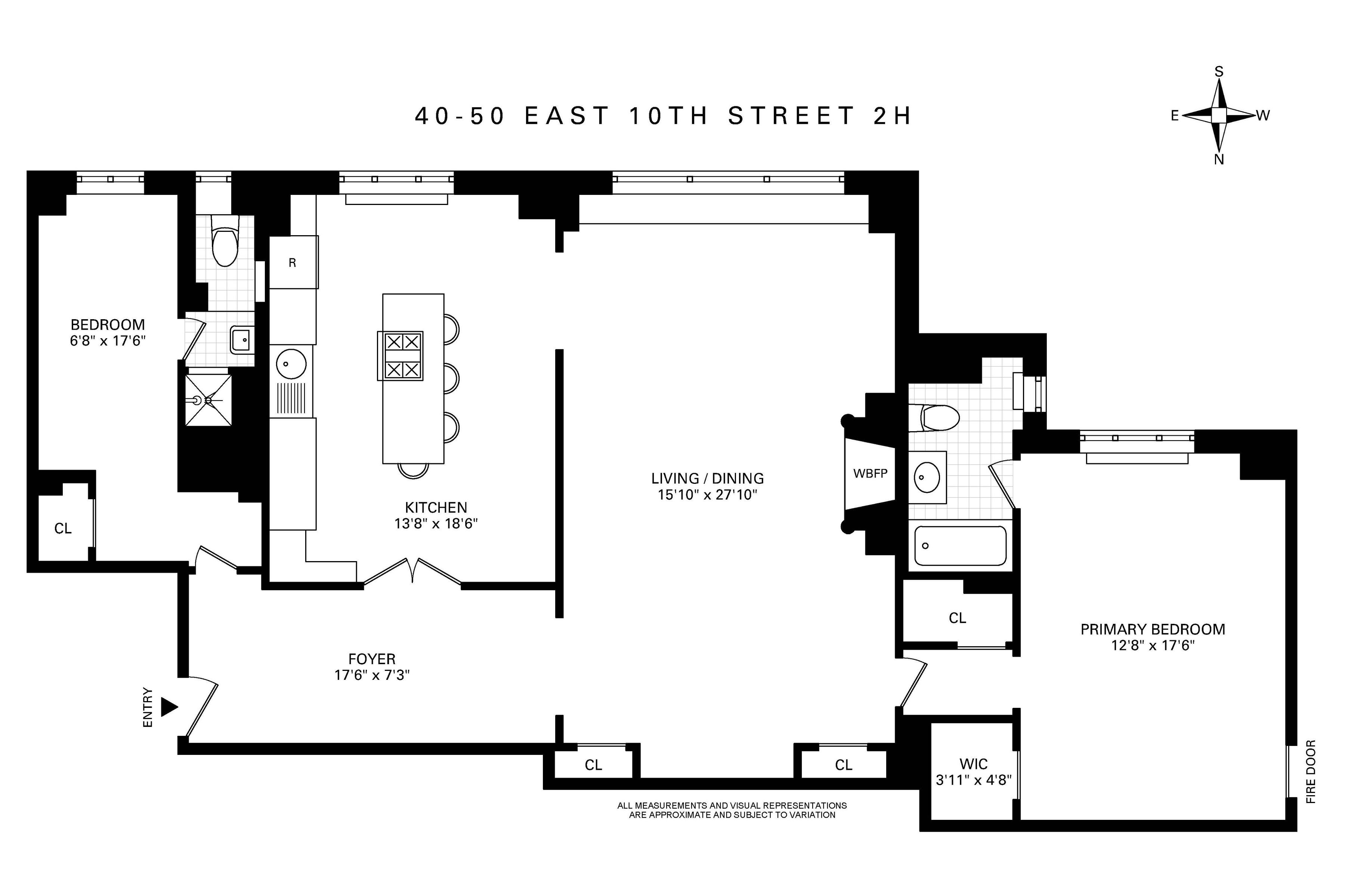  40-50 East 10th Street, 2H - 物件實景