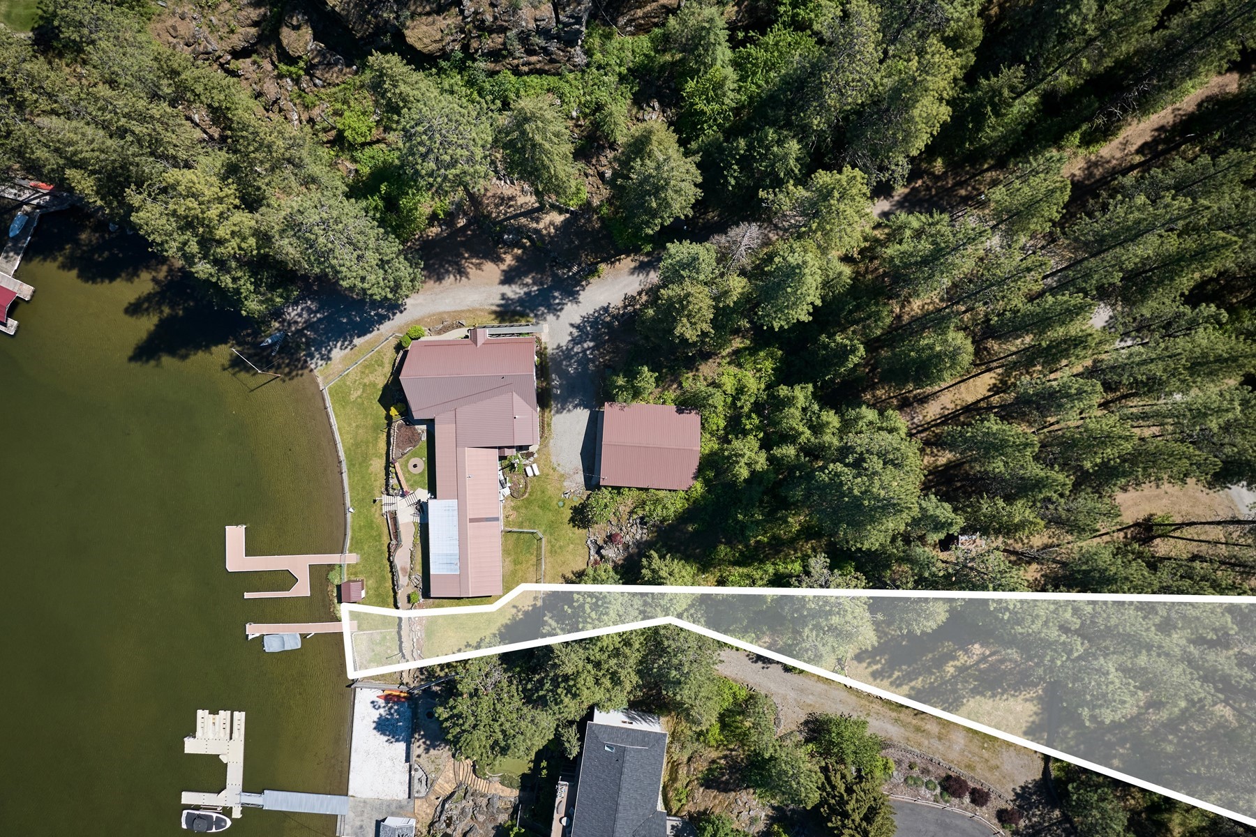  Rare 10 acre/3 Parcel Waterfront Property - 物件實景