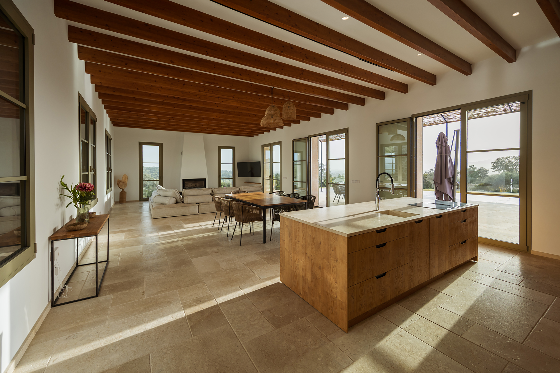  Contemporary country house with pool in Son Mora Negri near Porreres - 物件實景