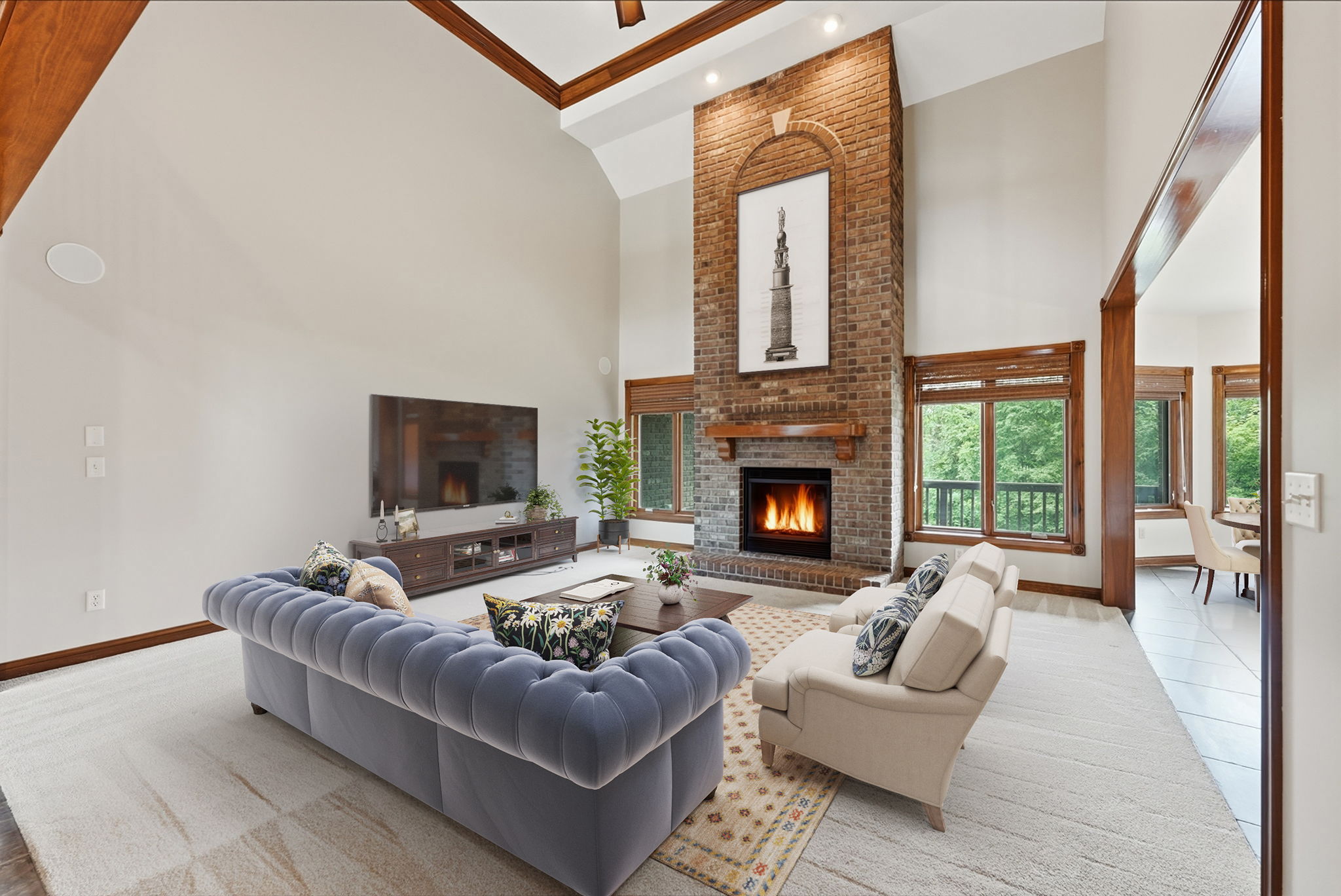  All-Brick Custom Home Tucked Away on Quiet Cul-De-Sac - 物件實景