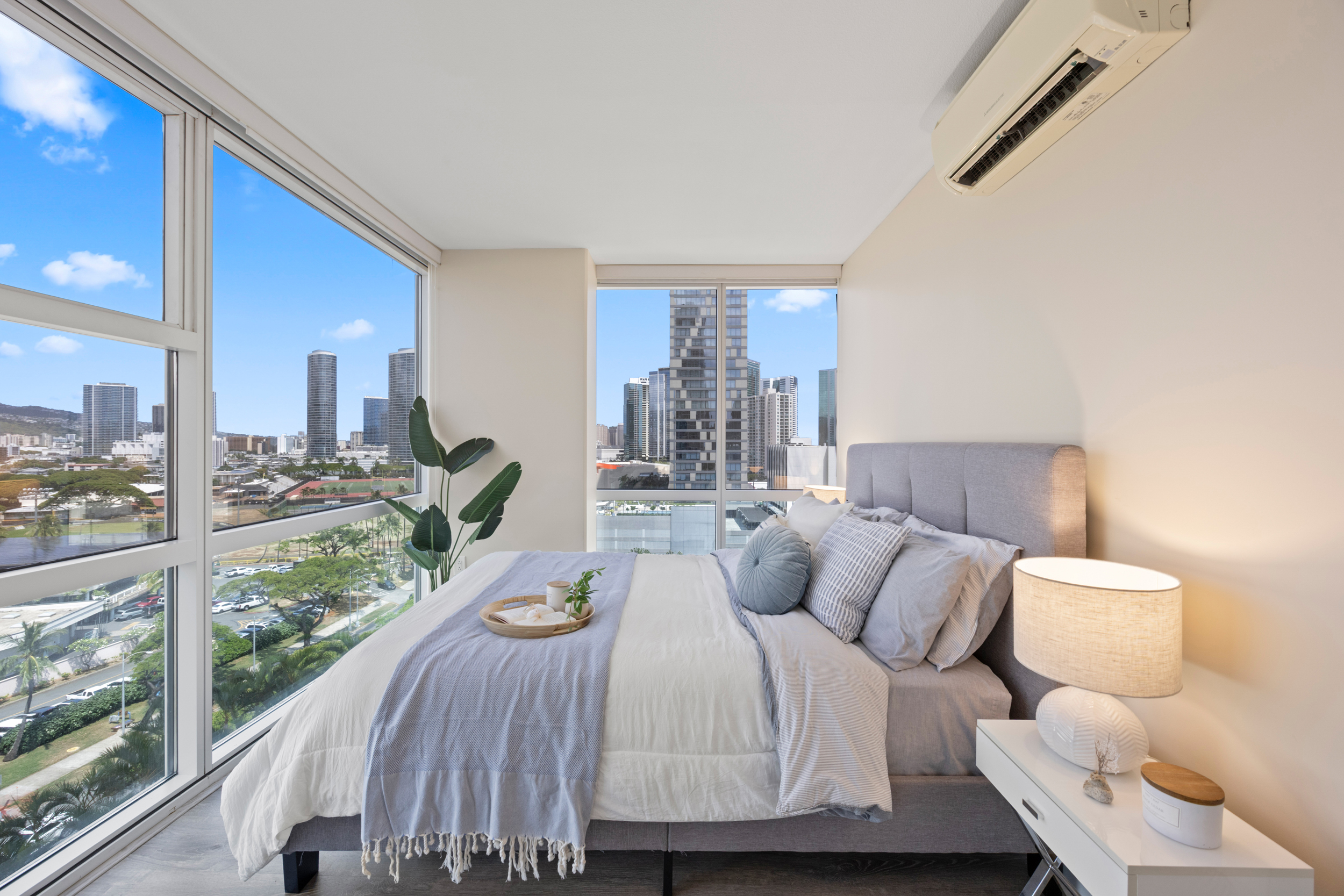  909 Kapiolani, Kakaako, City, Coastline, Mountain, Ocean, Sunset views - 物件實景