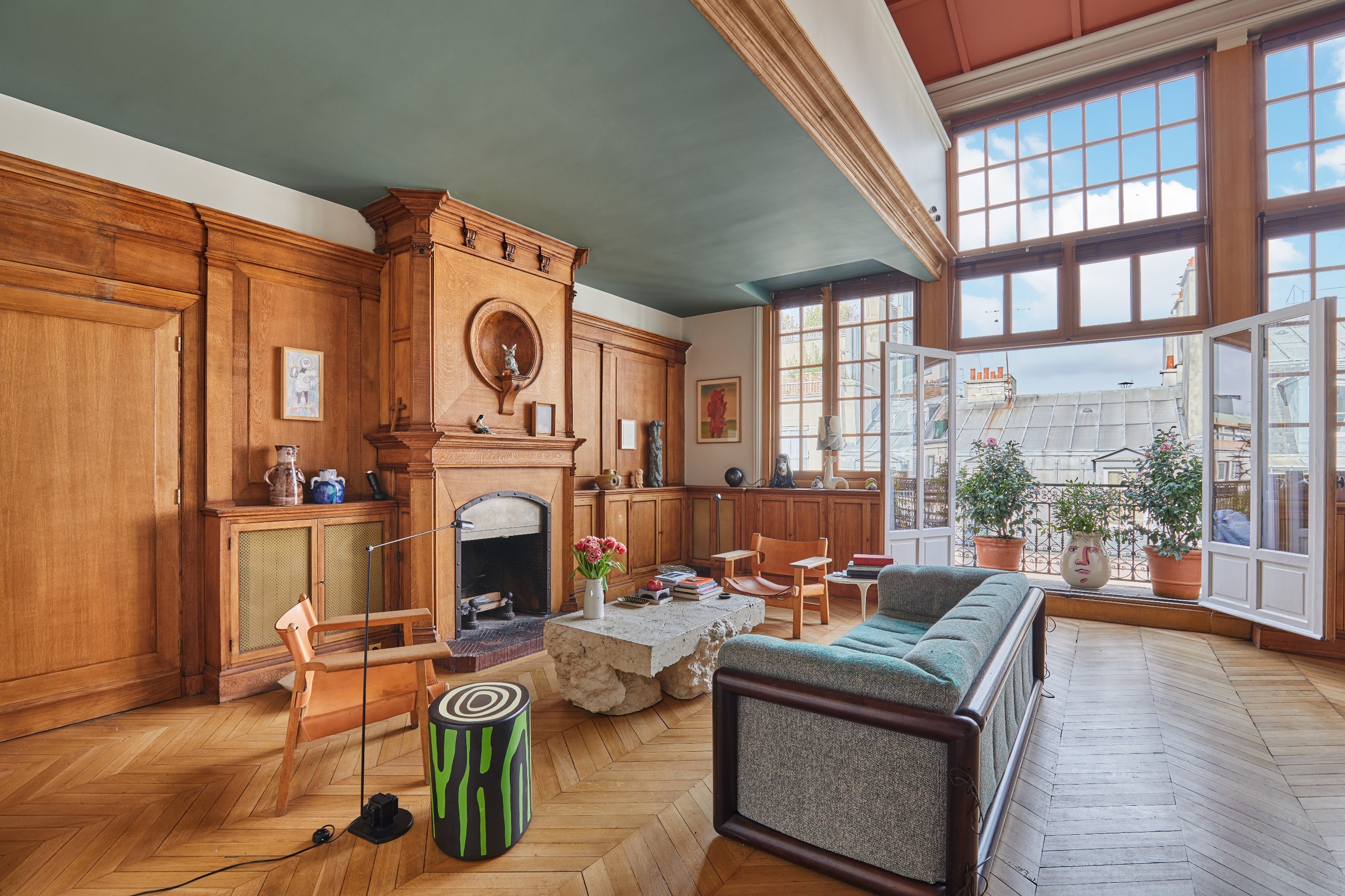 Paris XVII - Artist studio on the top floor with a large balcony just steps fro… - 物件實景