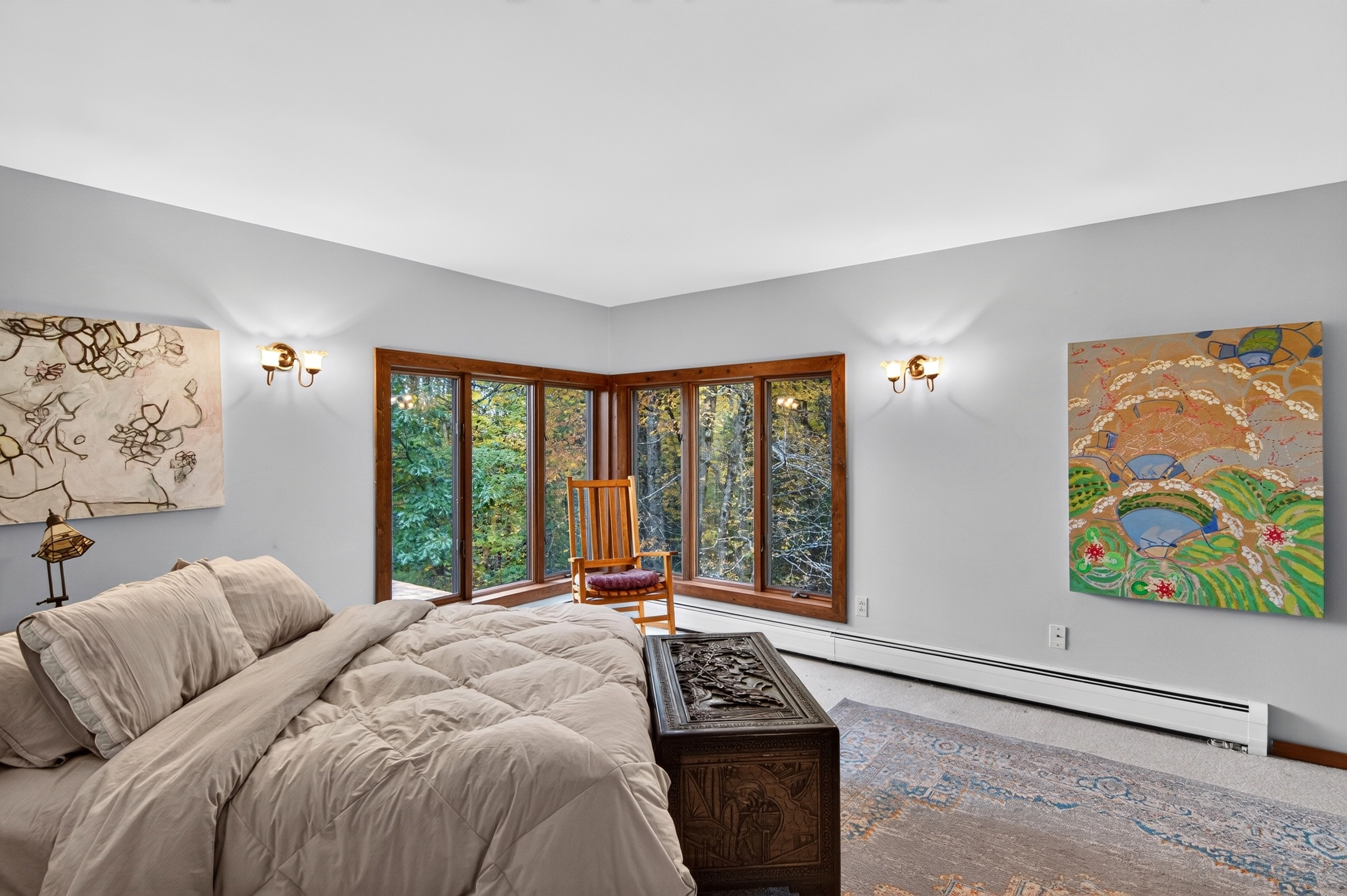  10-Acre Log Contemporary Near Jacob