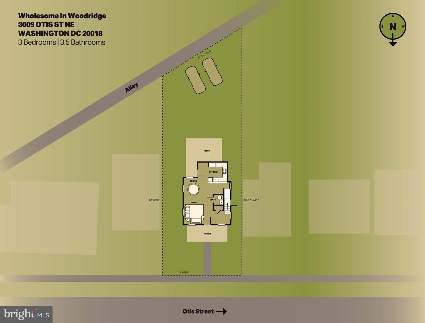 Washington, District of Columbia, 20018, United States, 3 Bedrooms Bedrooms, ,4 BathroomsBathrooms,Residential,For Sale,1907090